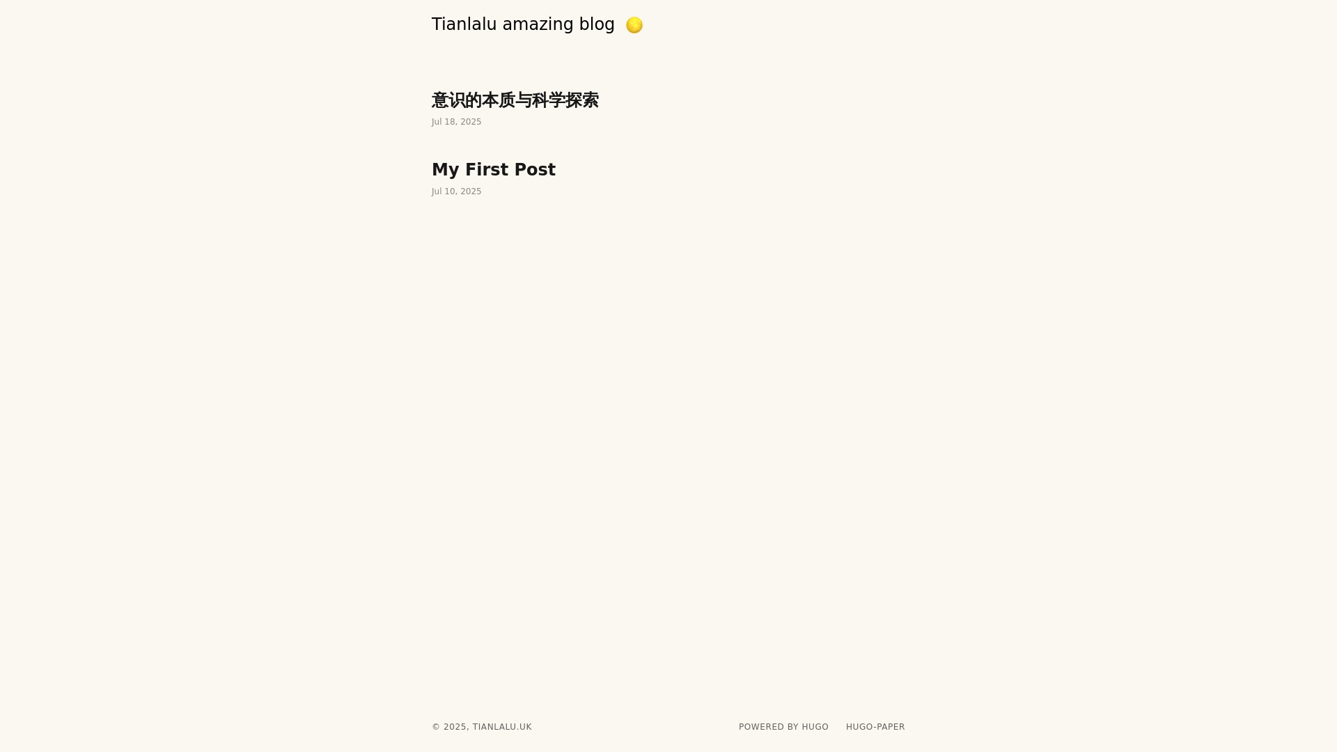 website screenshot of https://tianlalu.pages.dev/