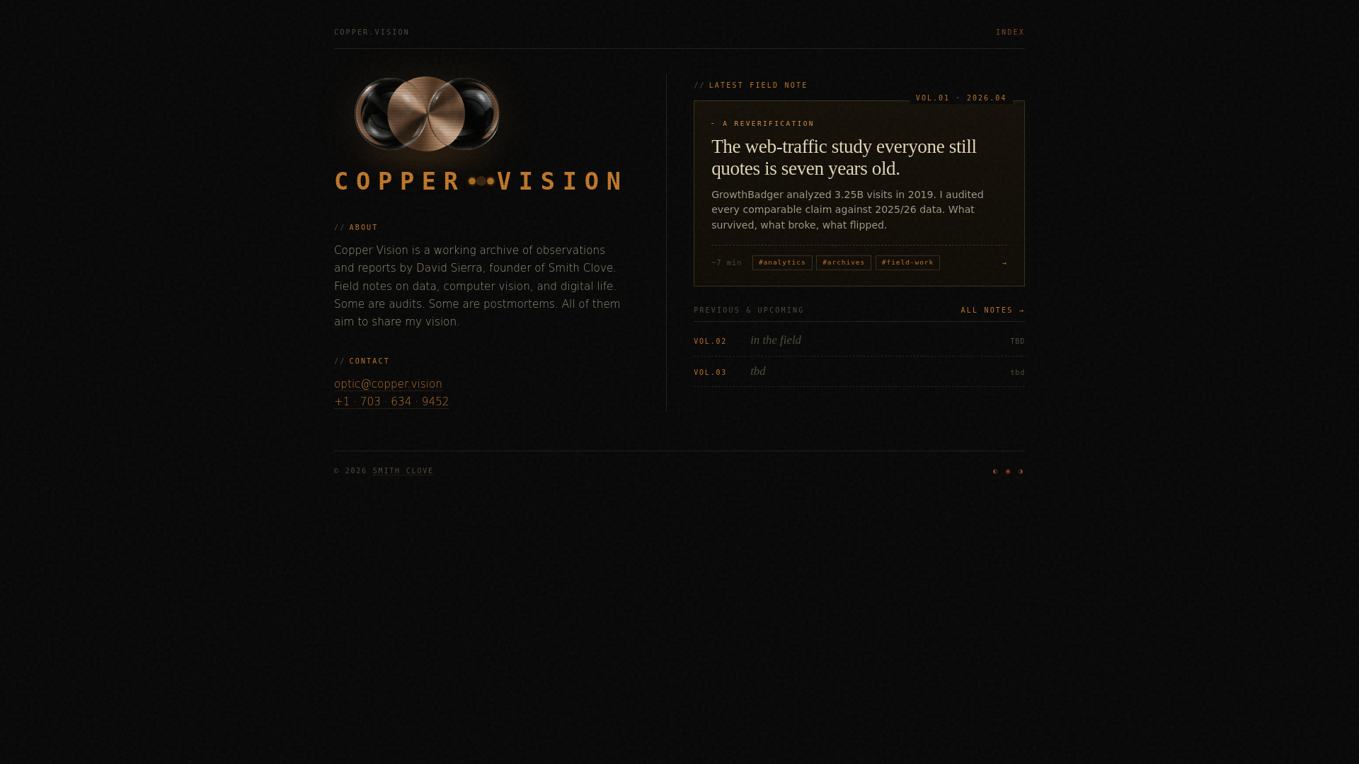website screenshot of https://copper-vision.pages.dev/
