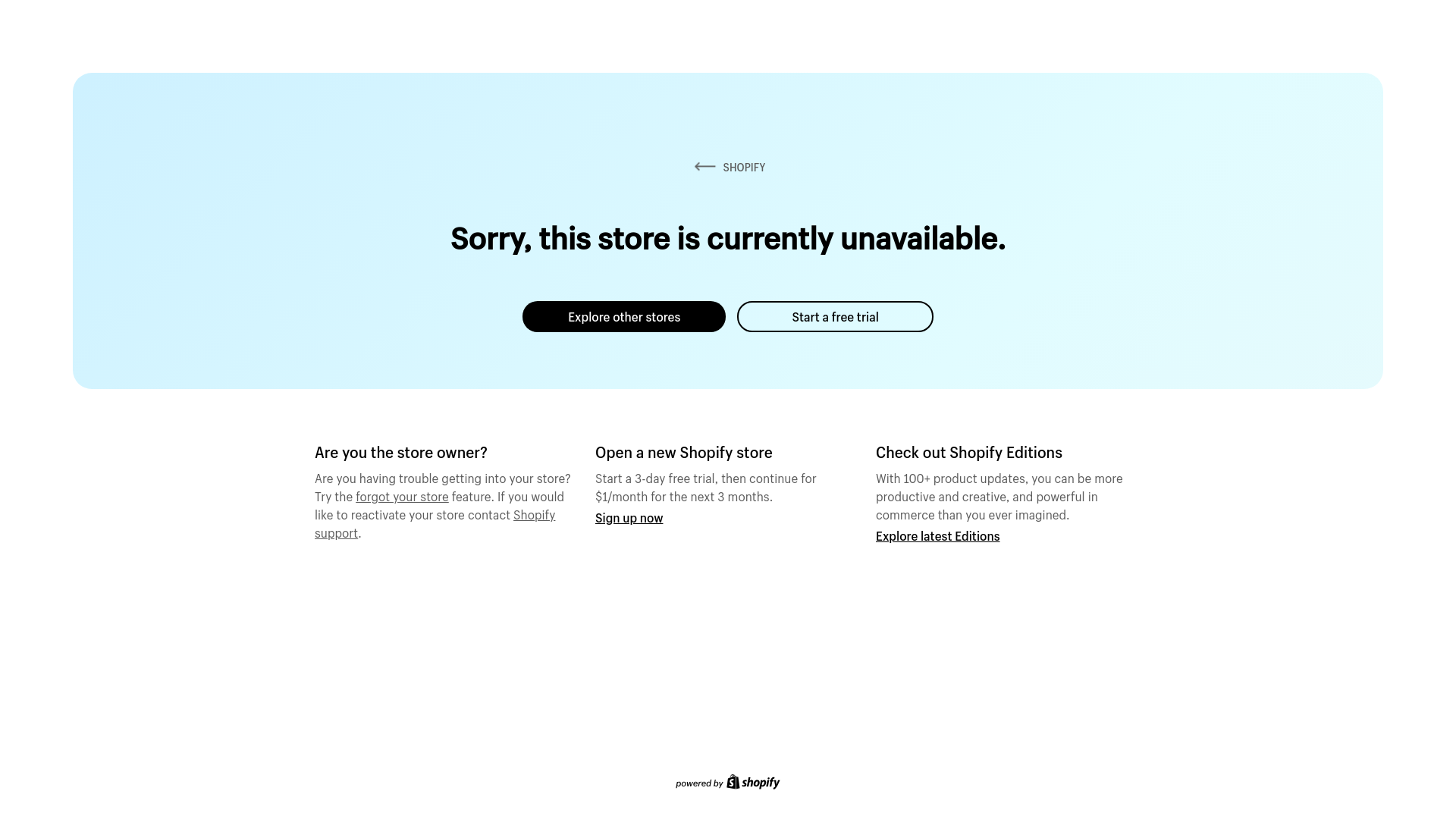 website screenshot of https://essentials-express.store/