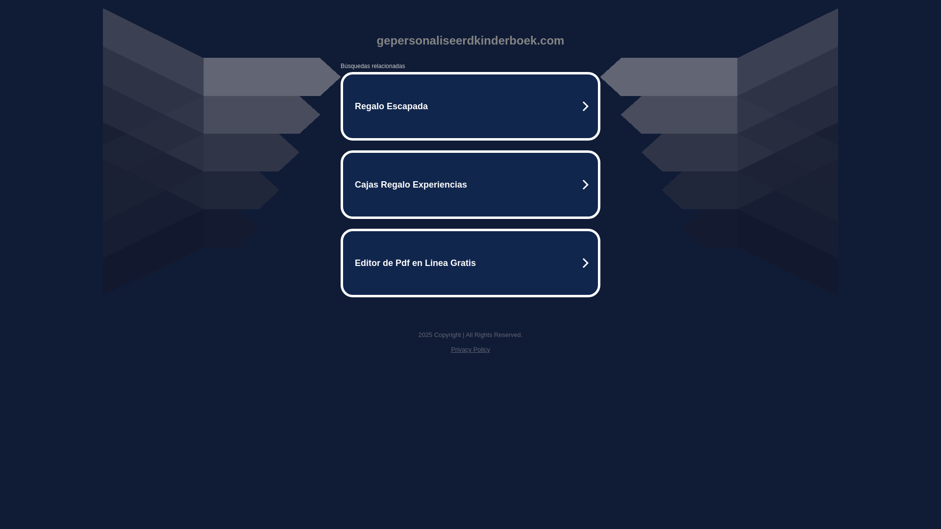 website screenshot of https://gepersonaliseerdkinderboek.com/