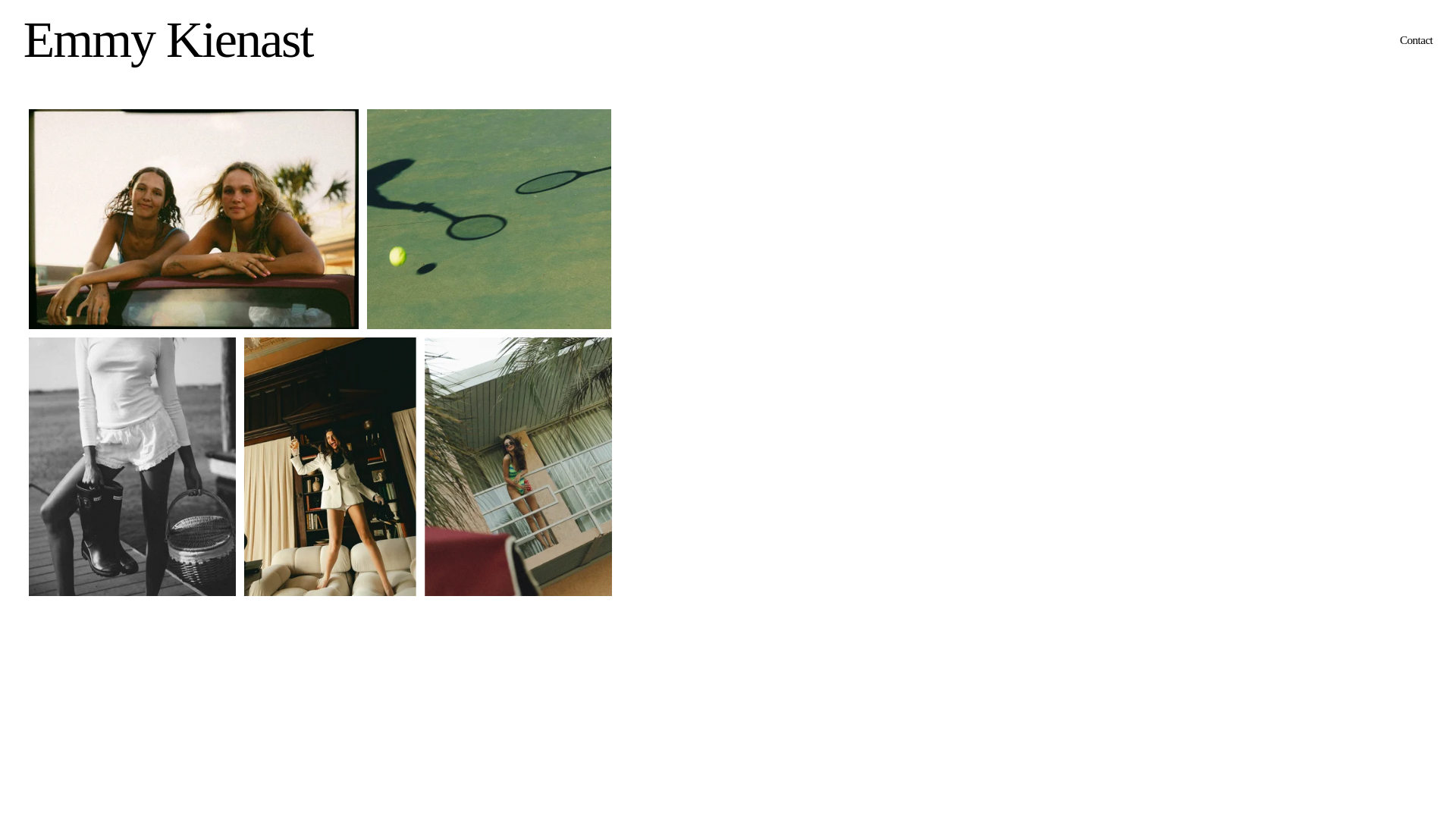 website screenshot of https://emmykienast.studio