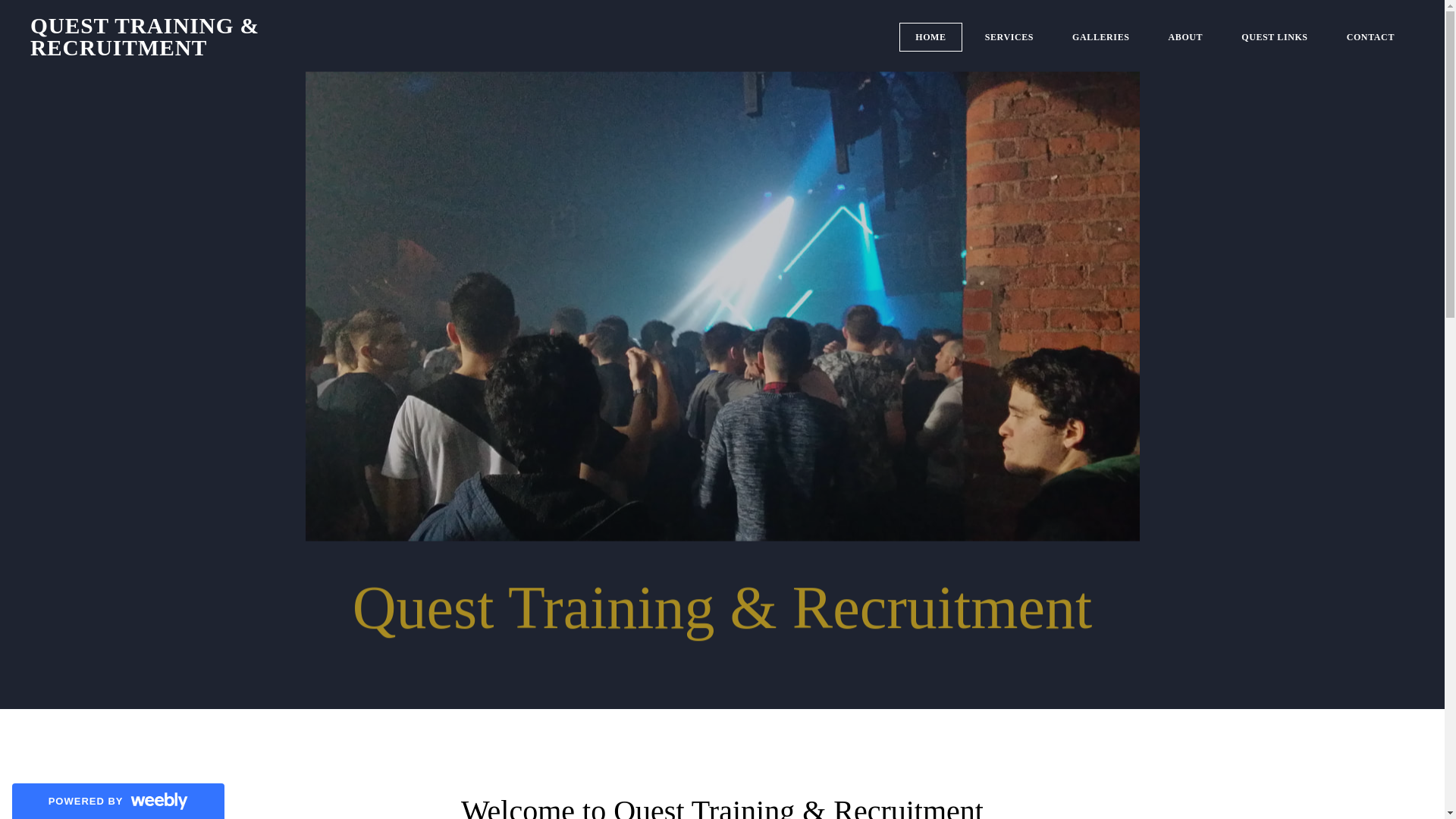 website screenshot of https://questtraining.uk/