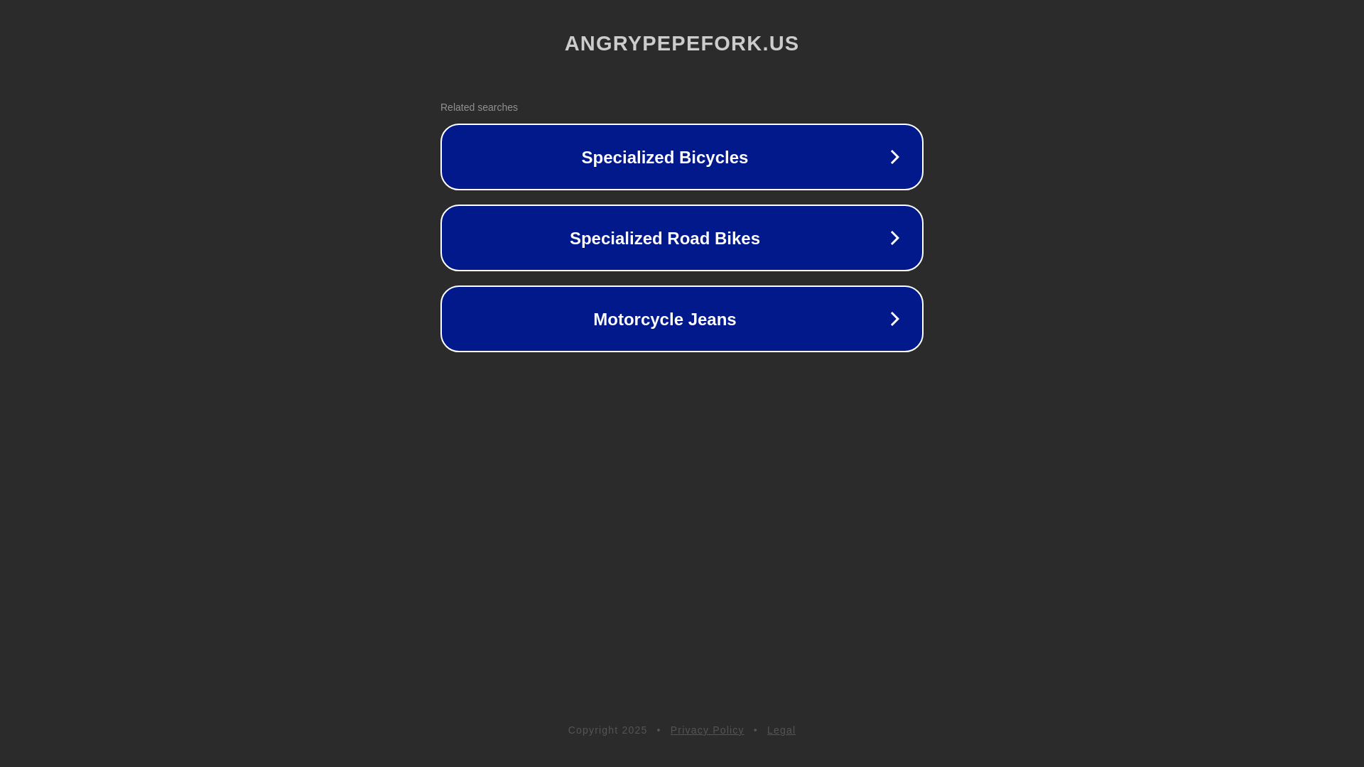 website screenshot of https://angrypepefork.us/