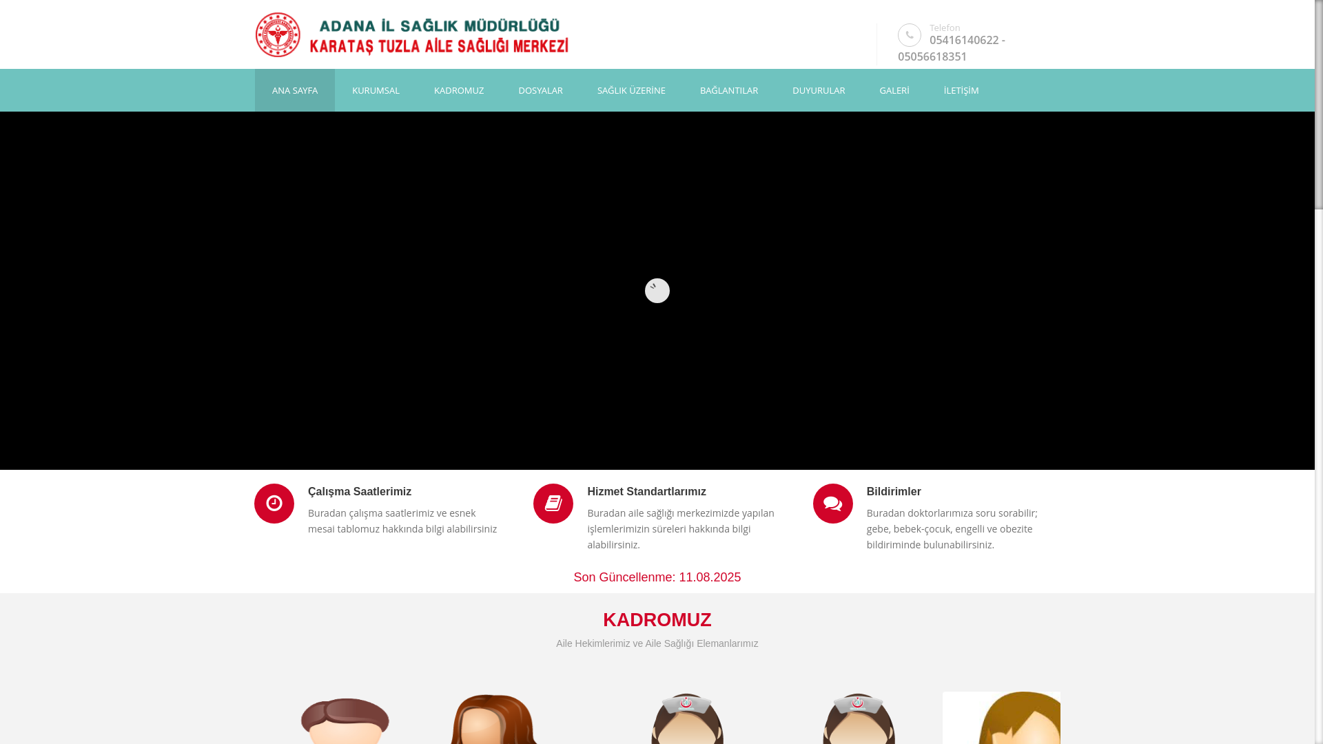 website screenshot of https://tuzlaasm.com.tr/