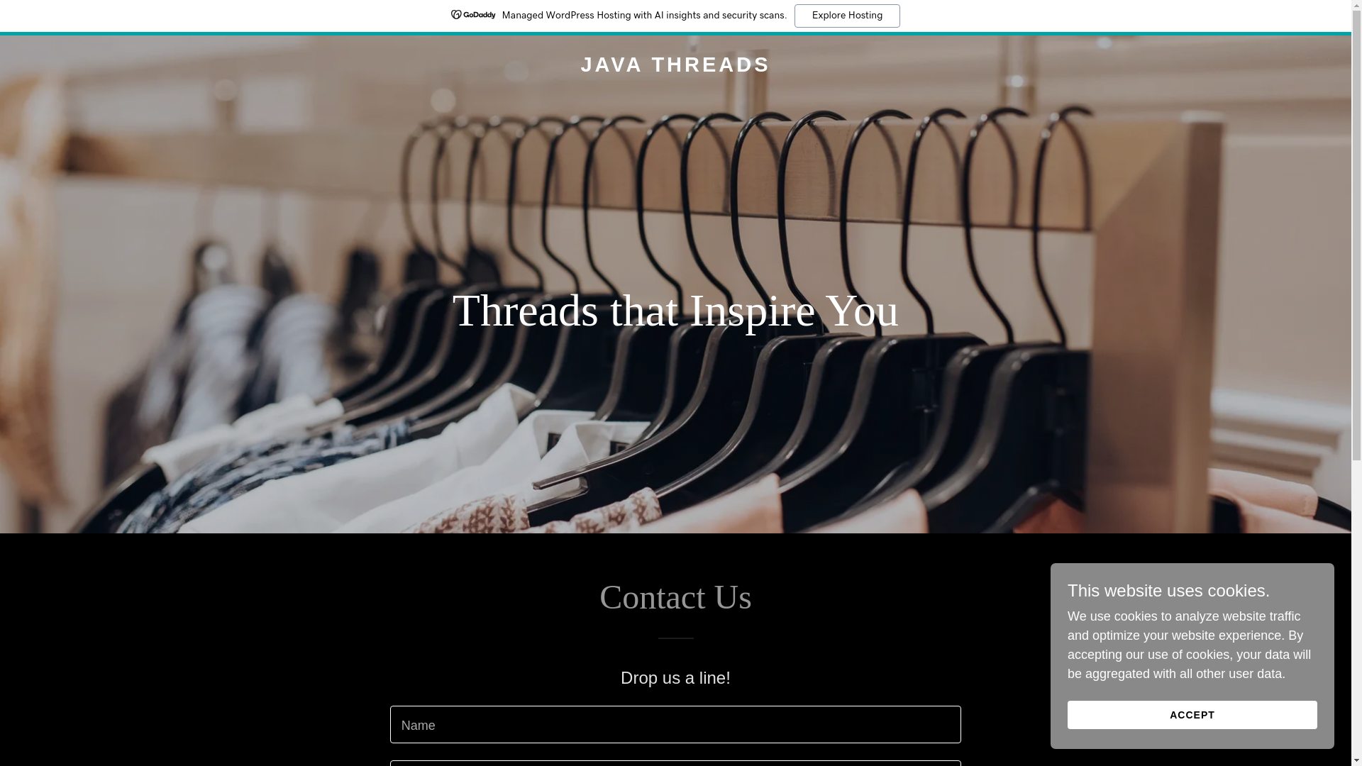 website screenshot of https://java-finds.com/