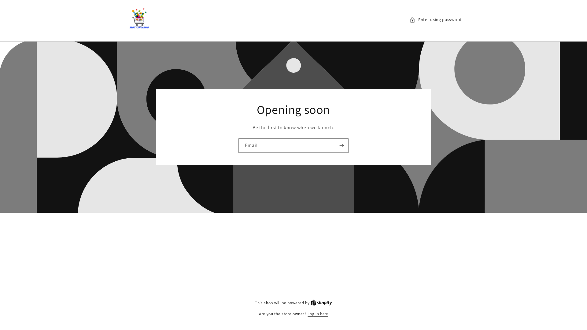 website screenshot of https://motionhaus.shop/