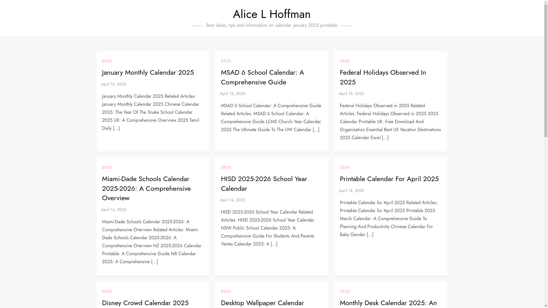 website screenshot of https://alicelhoffmanc.pages.dev/