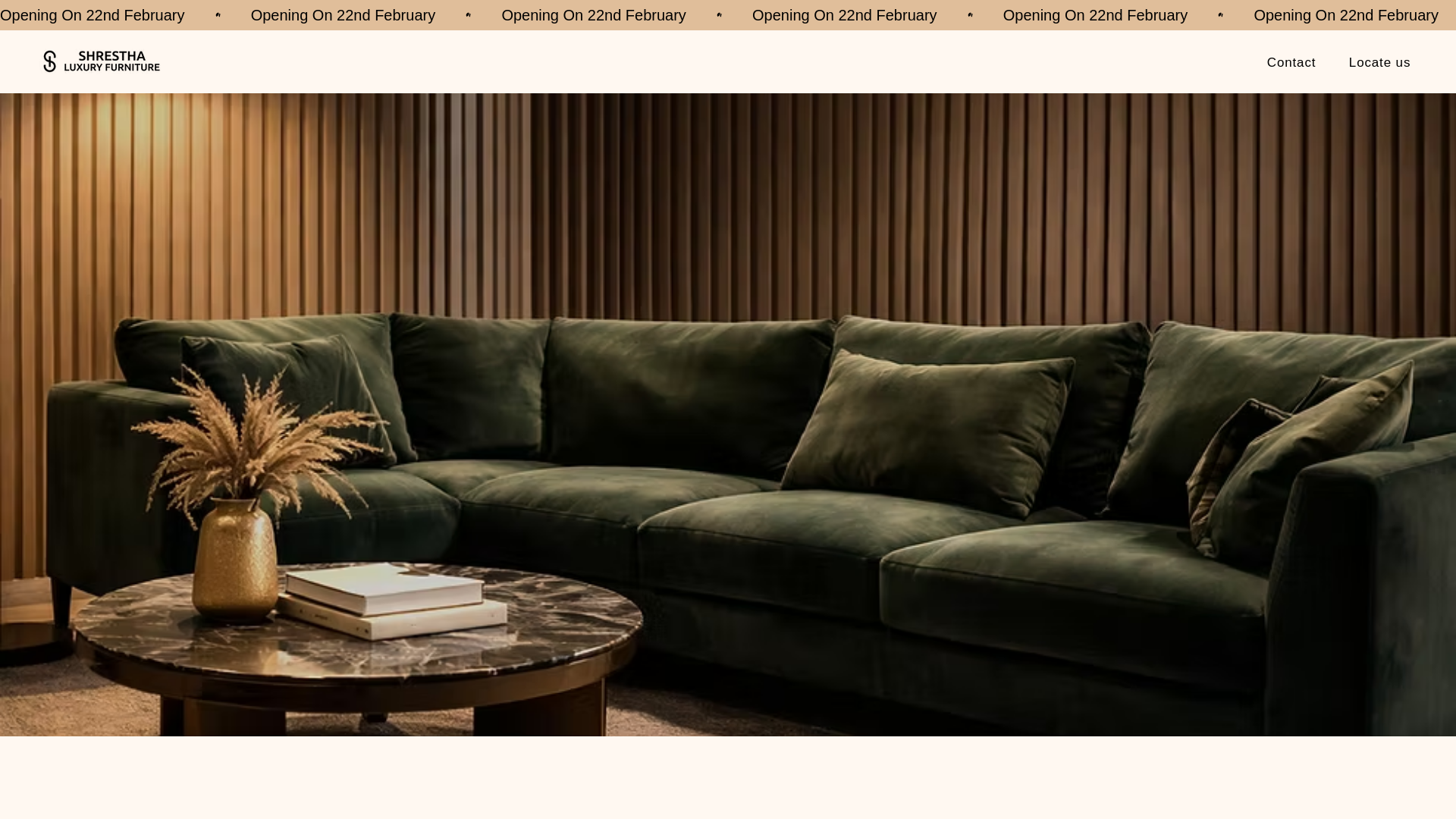 website screenshot of https://shresthafurnitures.com/