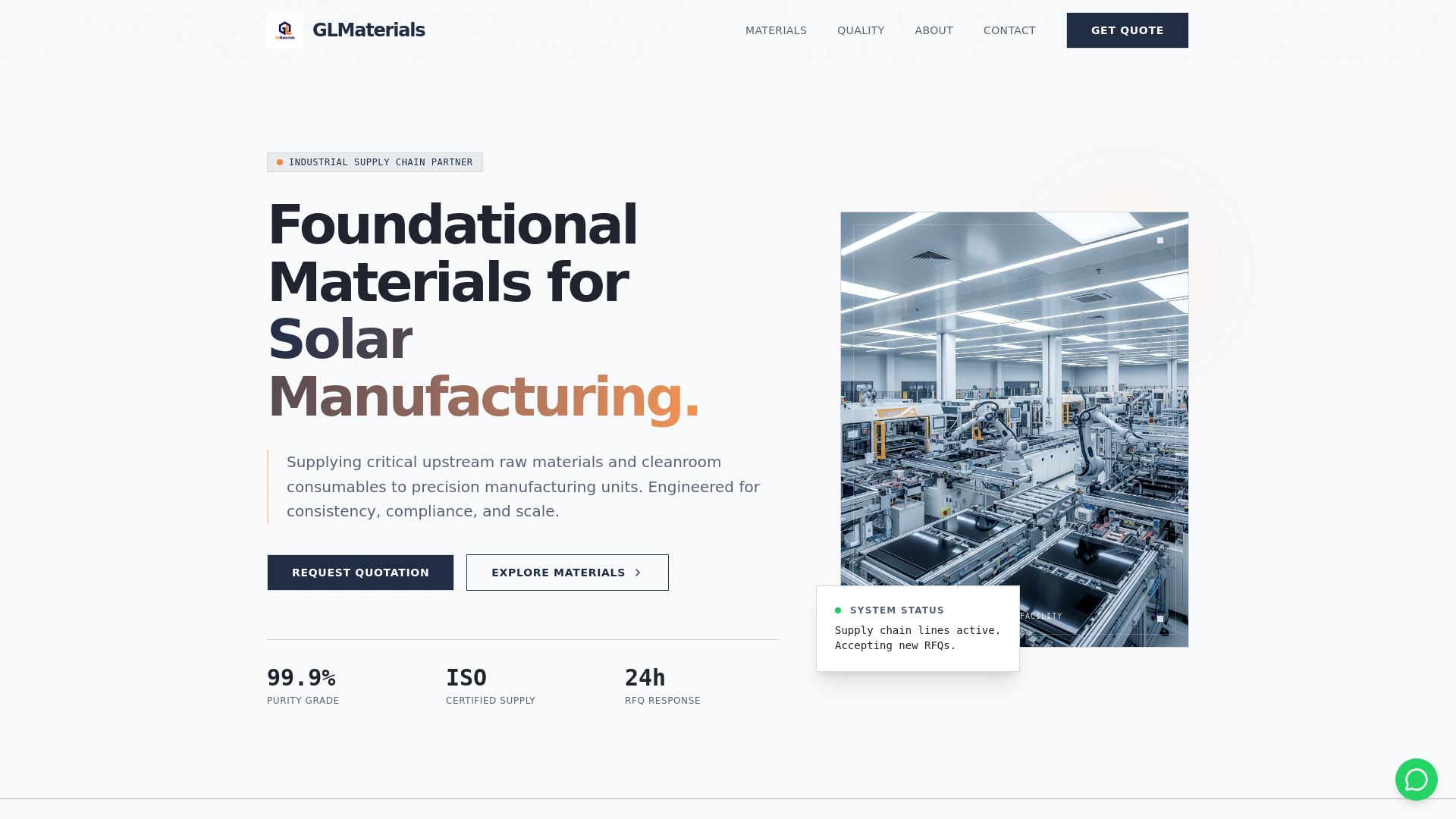 website screenshot of https://gl-materializer.pages.dev/