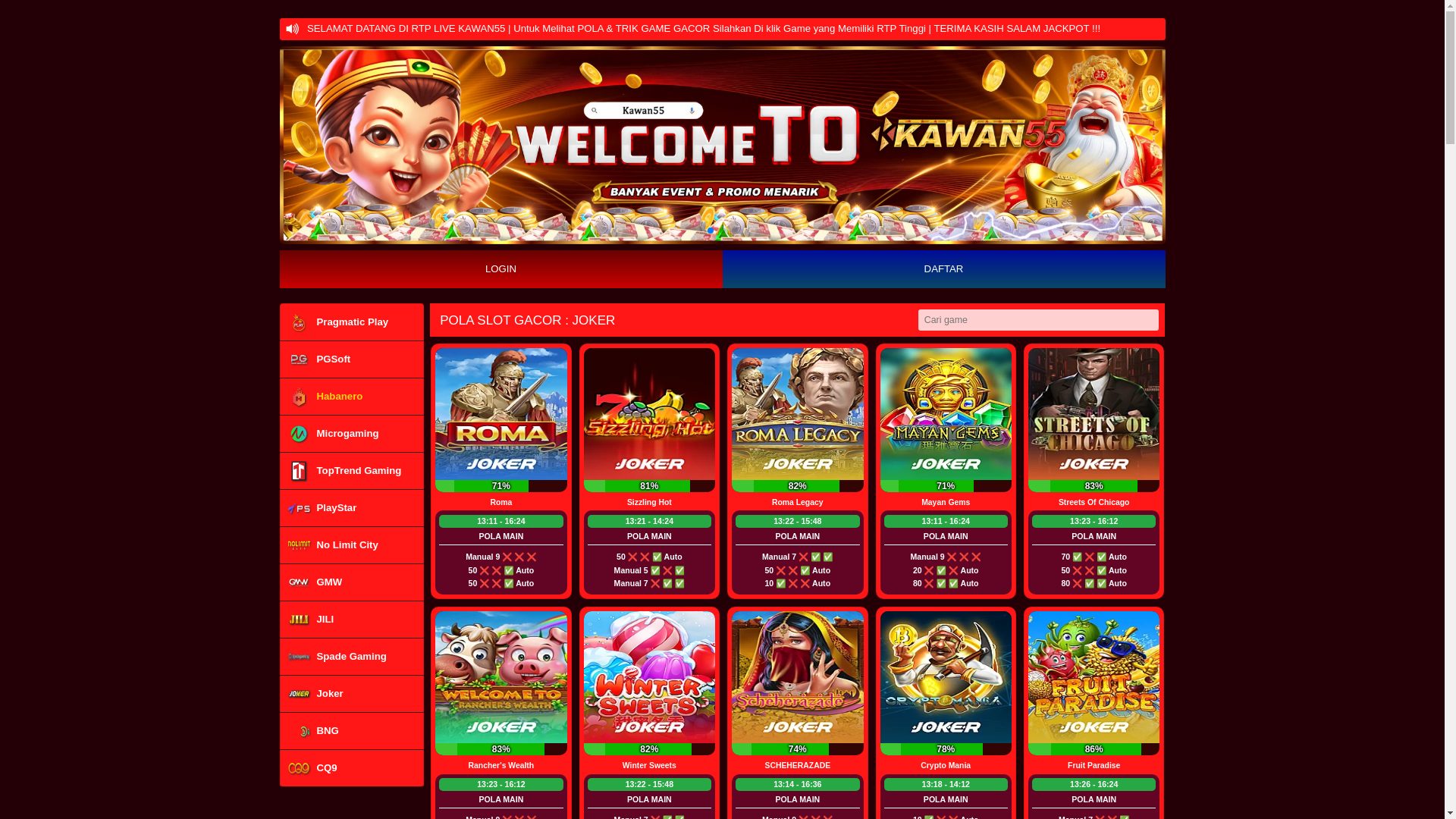 website screenshot of https://rtpkawan55-joker.pages.dev/