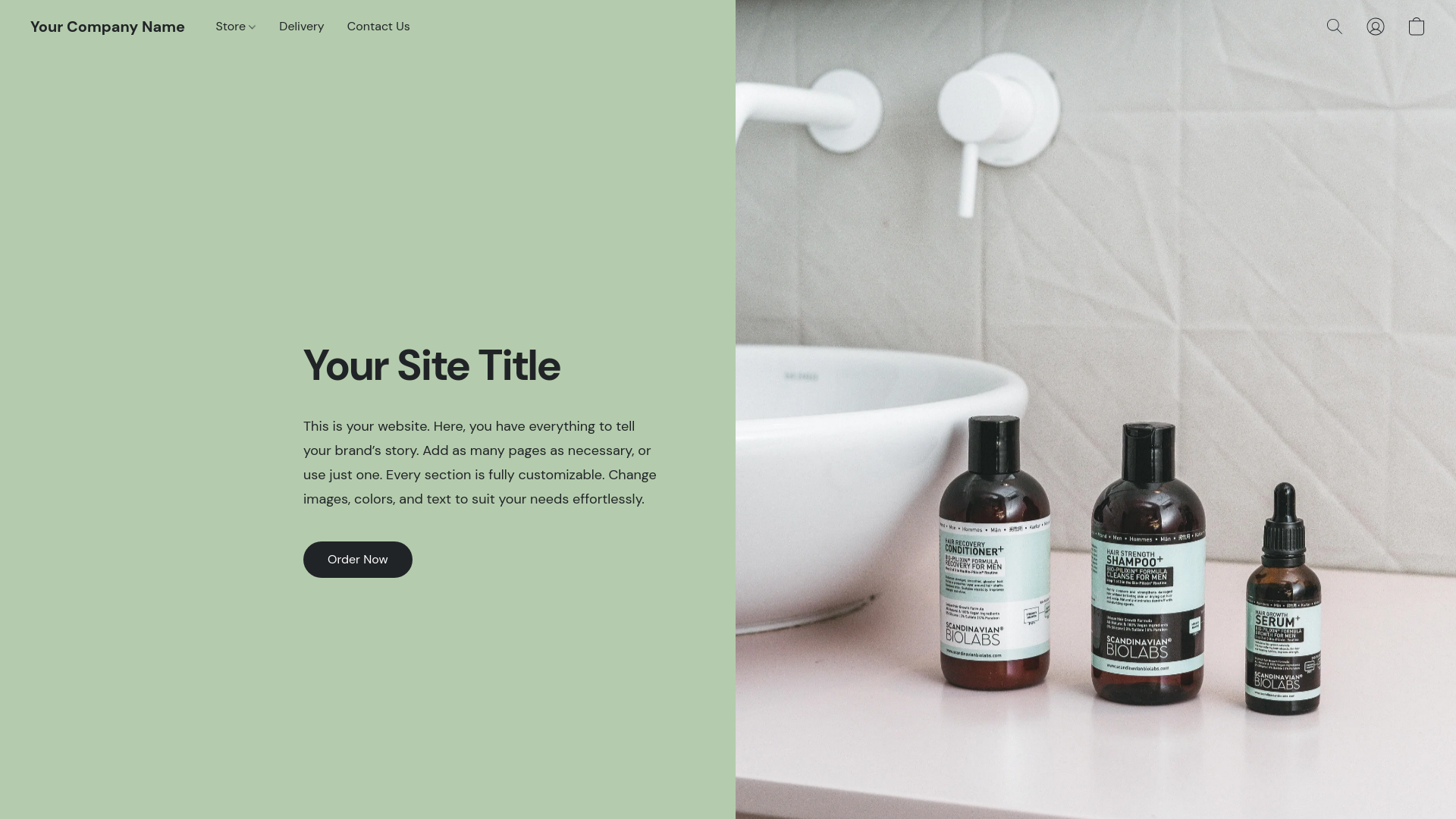 website screenshot of https://5thsensation.com/