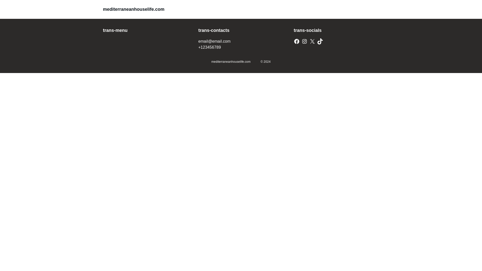 website screenshot of https://mediterraneanhouselife.com/