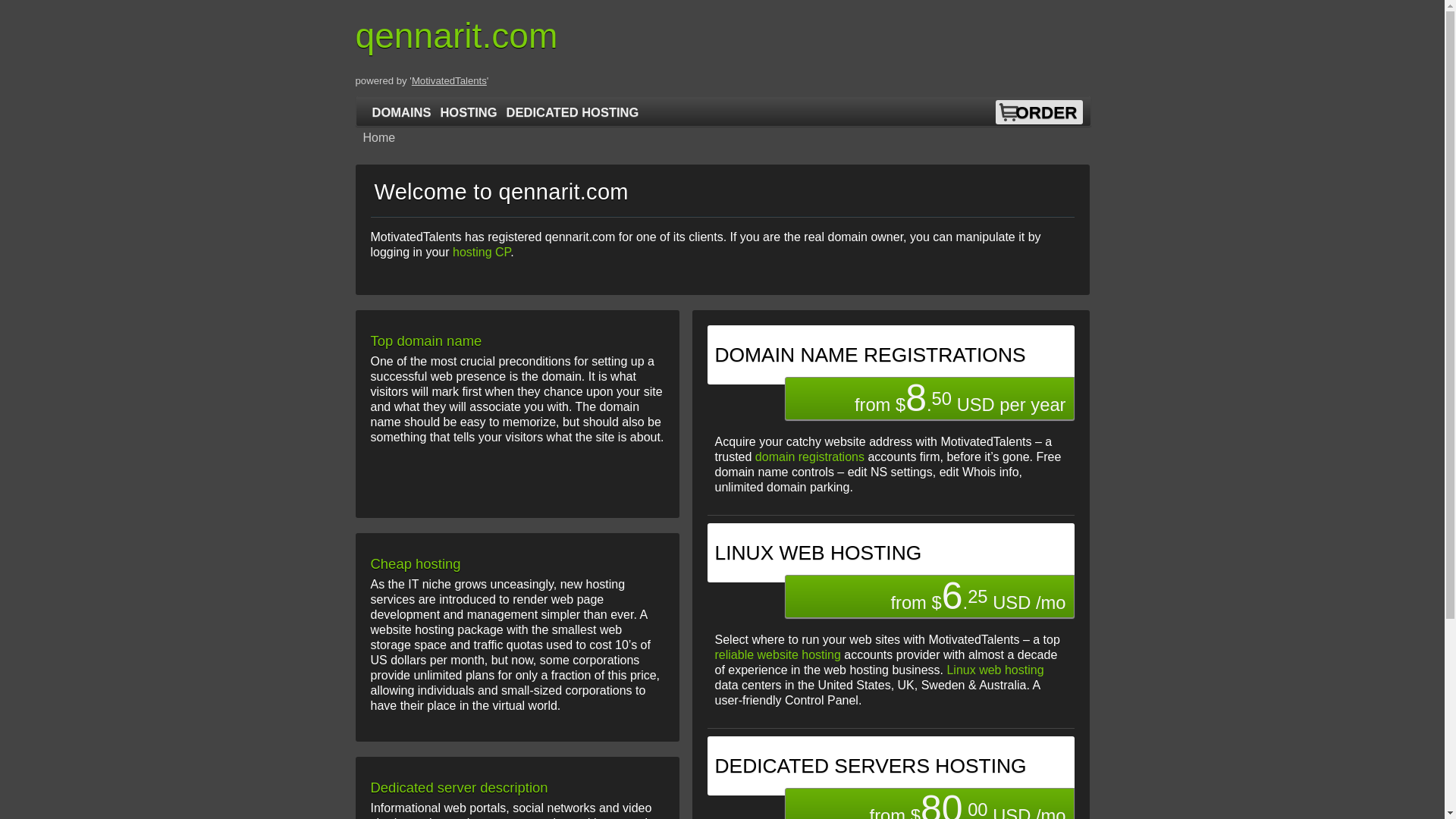 website screenshot of https://qennarit.com/