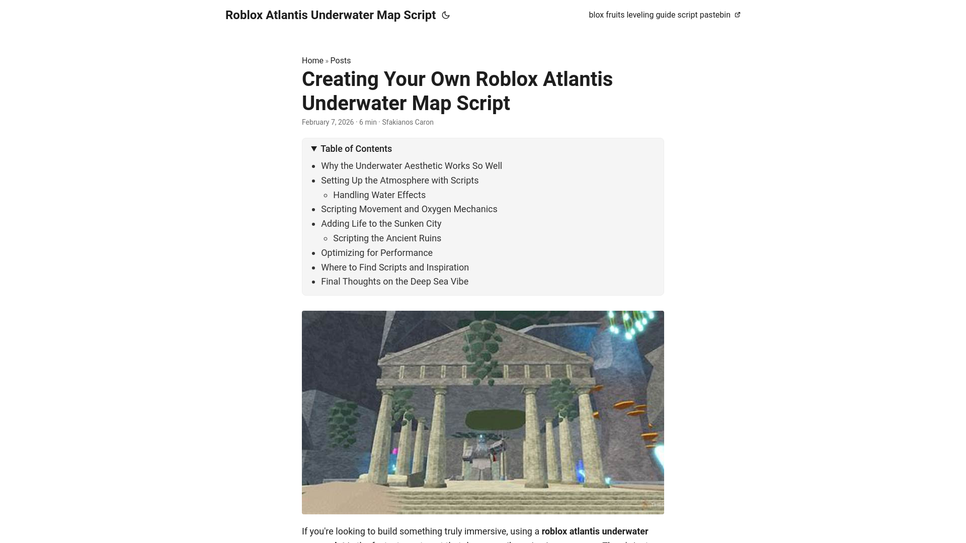 website screenshot of https://roblox-atlantis-underwater-map-script.pages.dev/