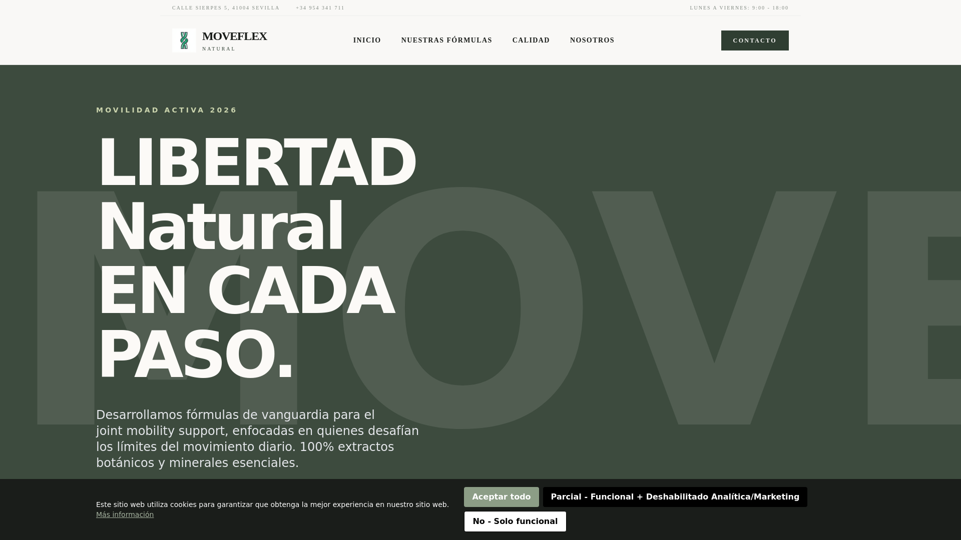 website screenshot of https://naturaljointsupport.info