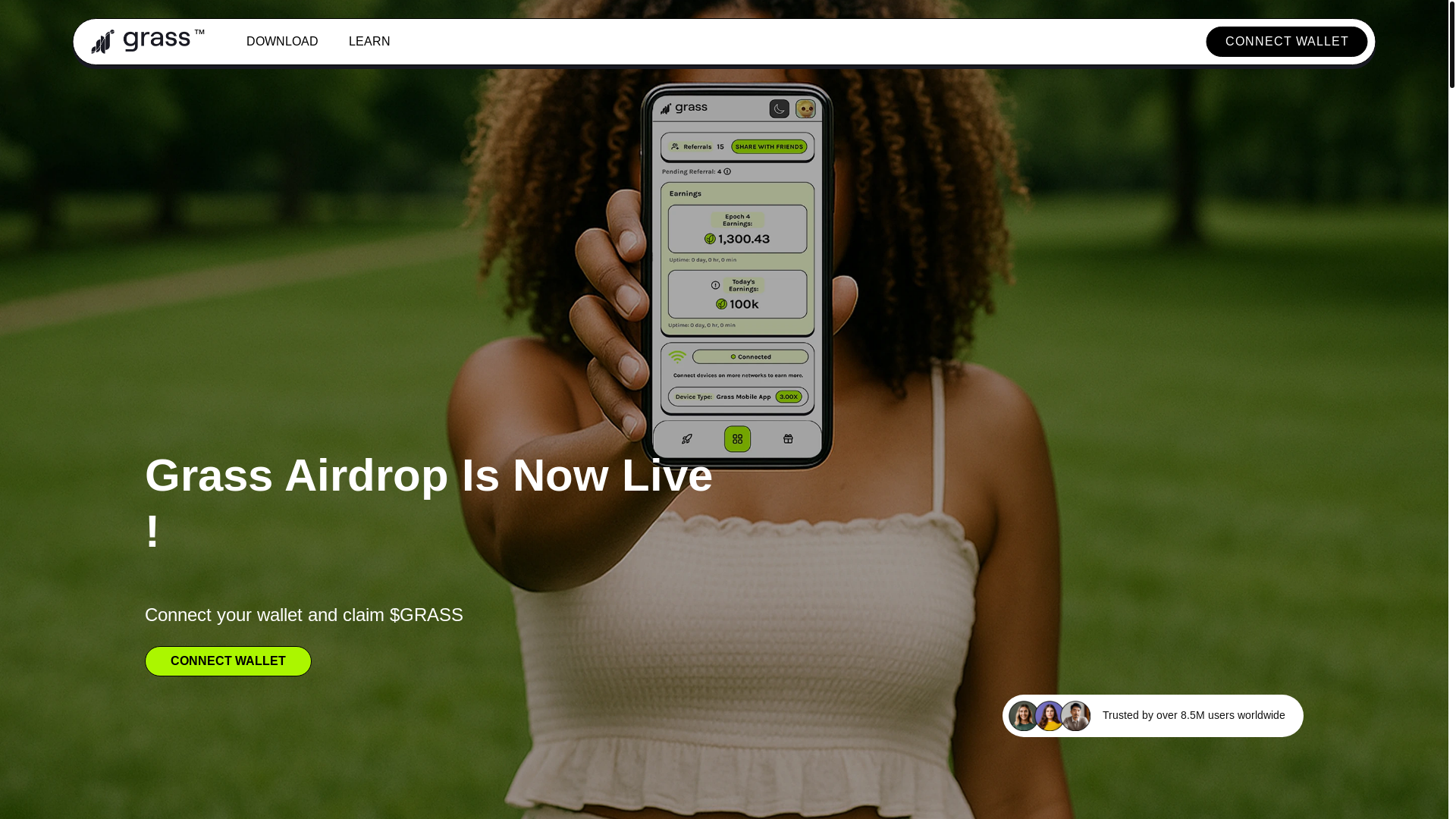 website screenshot of https://eligibility-grass.org/