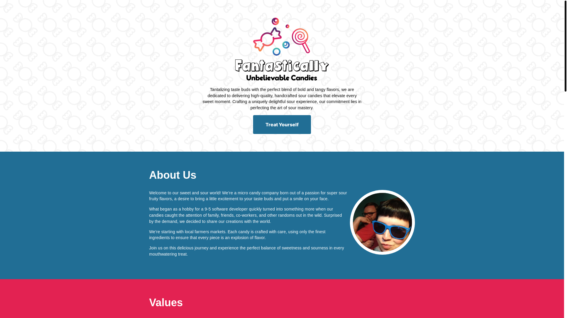 website screenshot of https://fucandies.pages.dev/