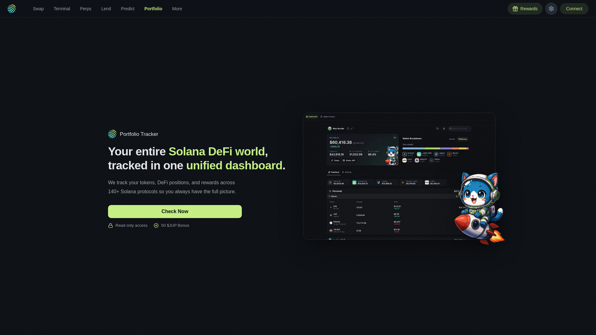 website screenshot of https://jupiter-insights.xyz/