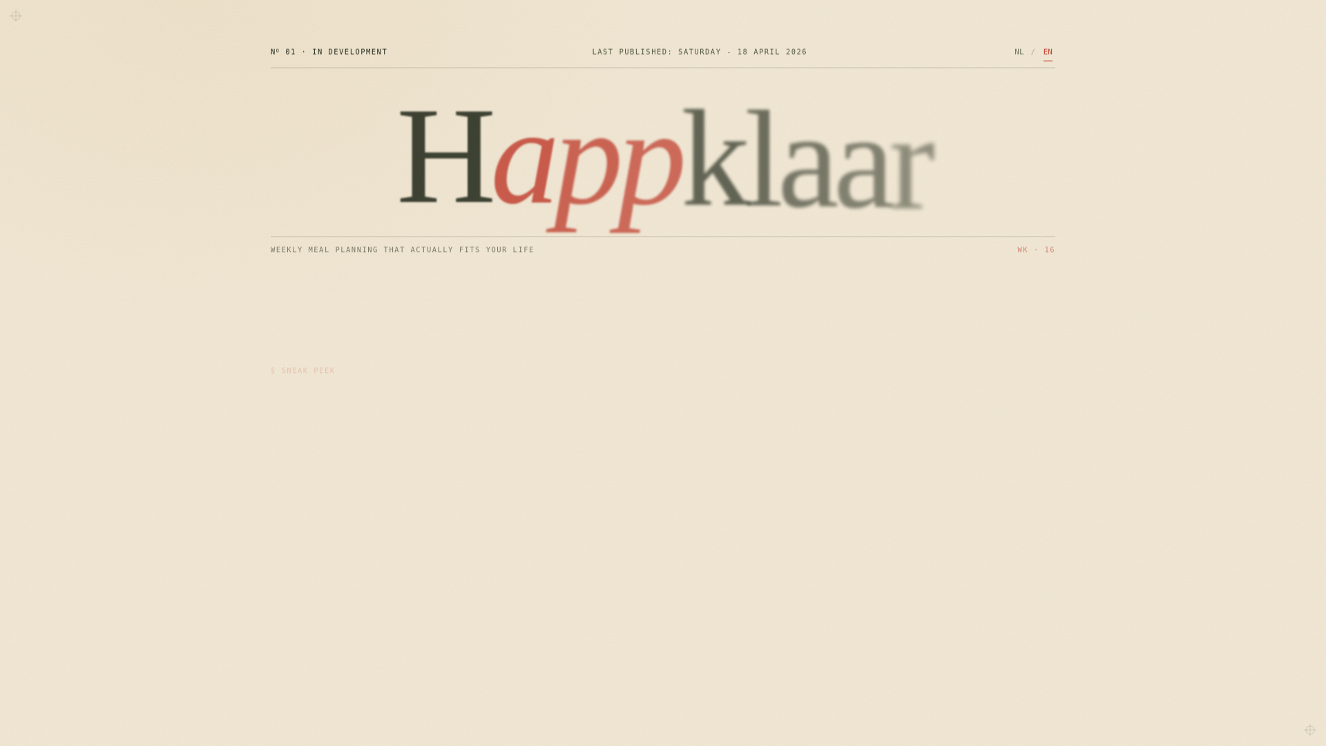 website screenshot of https://happklaar.nl/