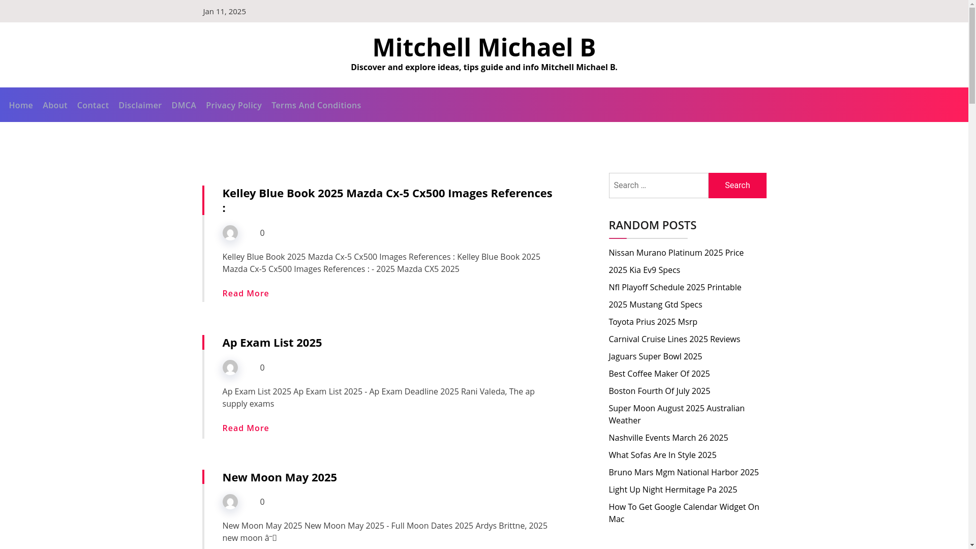 website screenshot of https://mitchellmichaelb.pages.dev/