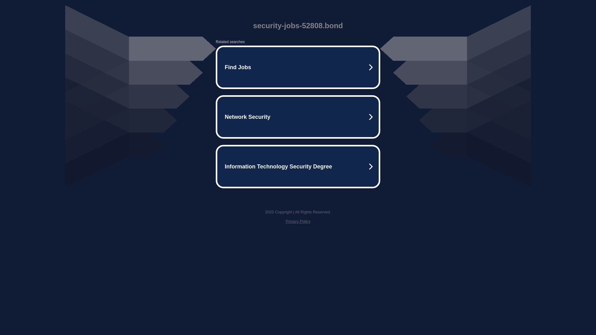 website screenshot of https://security-jobs-52808.bond/
