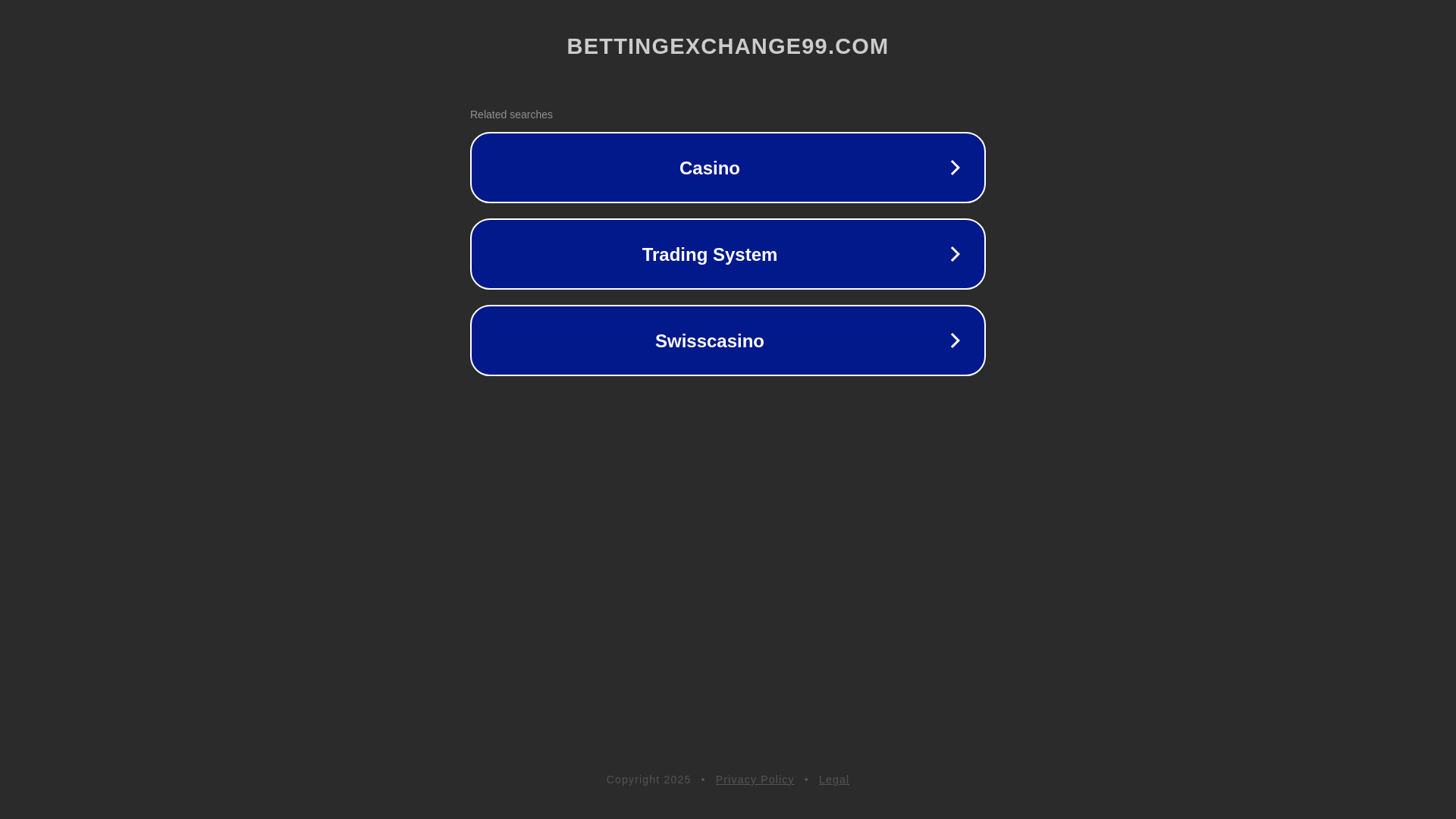 website screenshot of https://bettingexchange99.com/