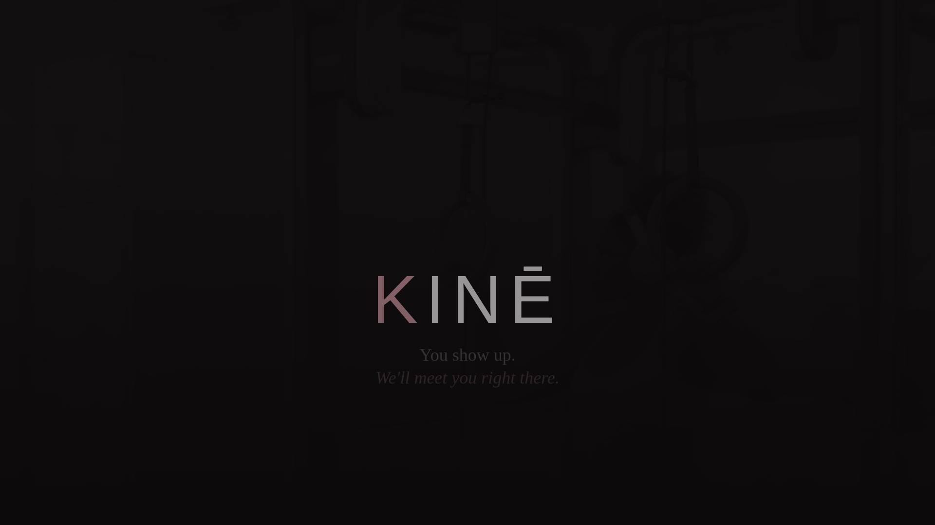 website screenshot of https://kinefit.app/