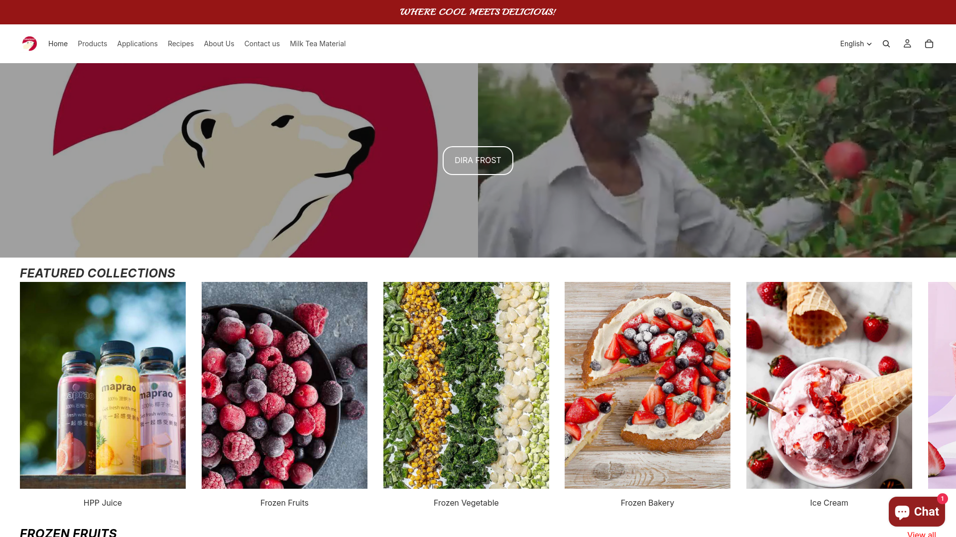 website screenshot of https://dirafrost.co.nz