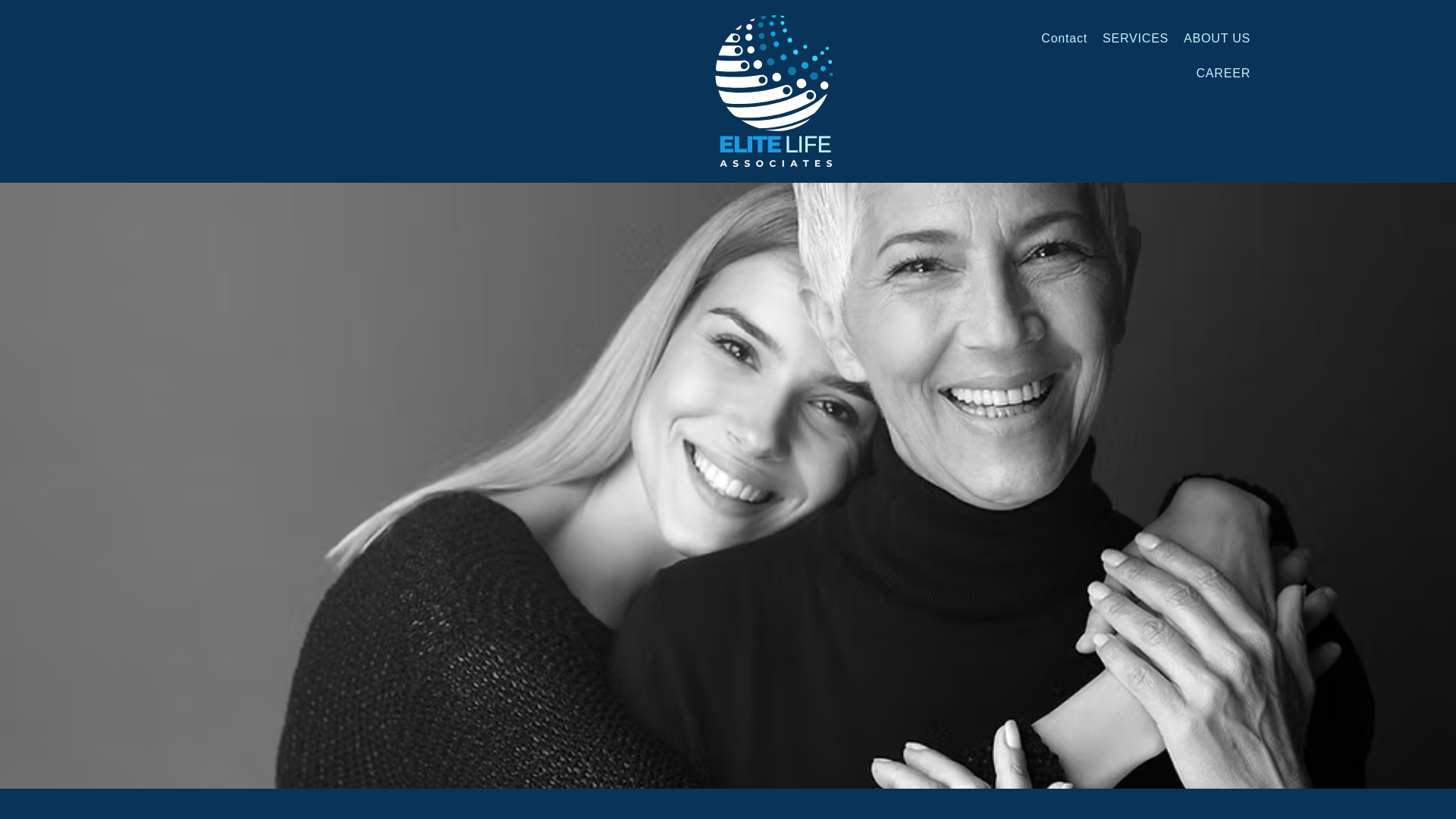 website screenshot of https://elitelifeassociates.com