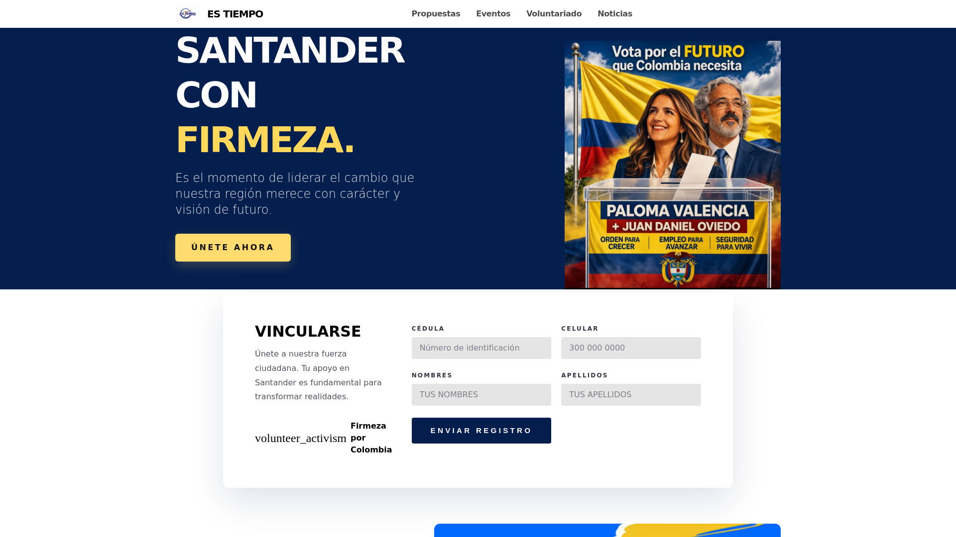 website screenshot of https://estiempodepaloma.com/