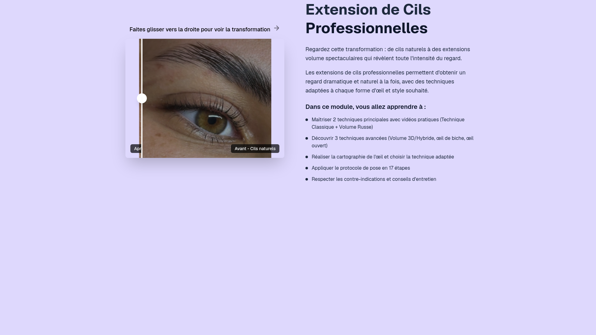 website screenshot of https://lashextensione.pages.dev/