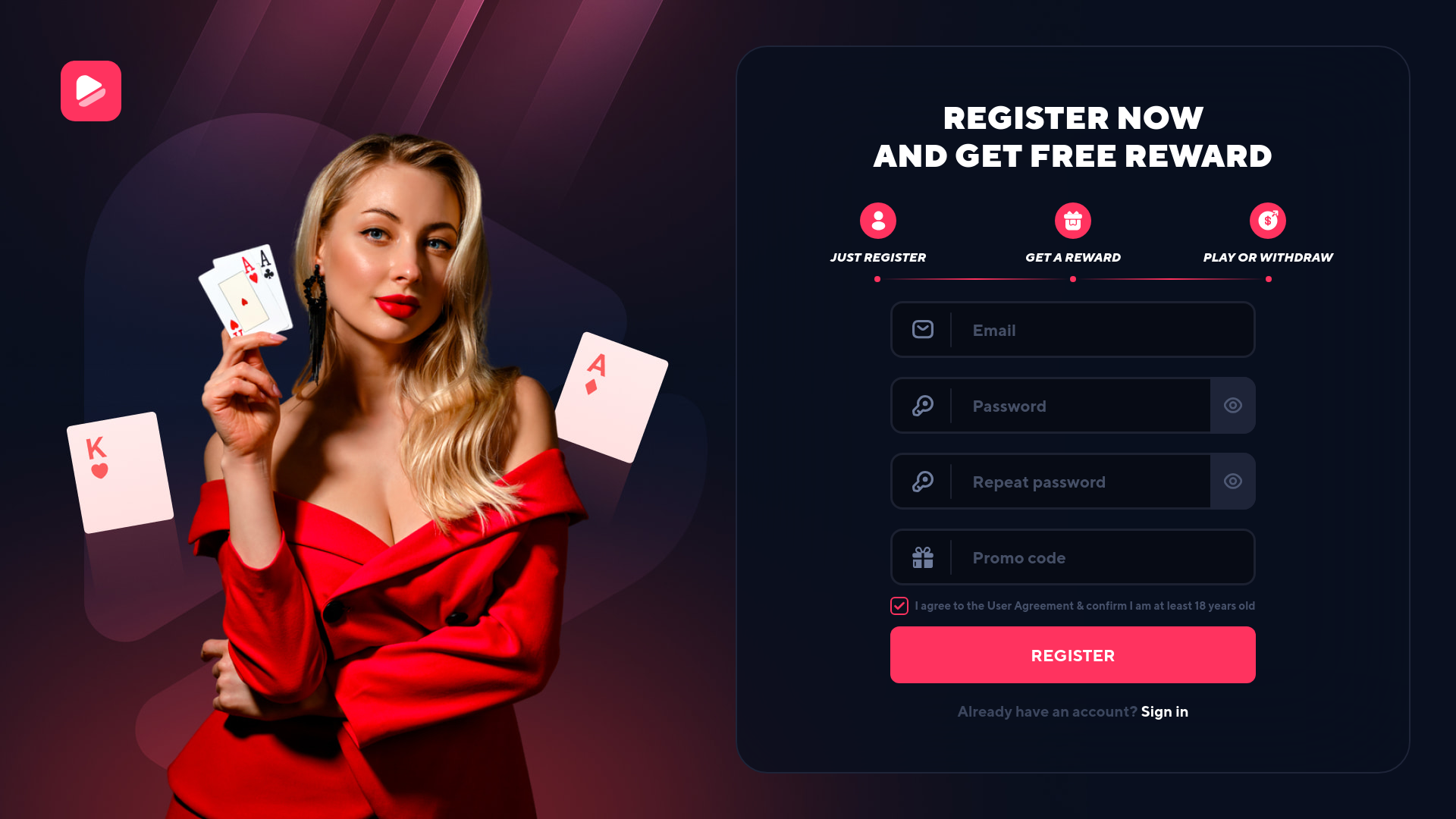 website screenshot of https://playvado.digital/