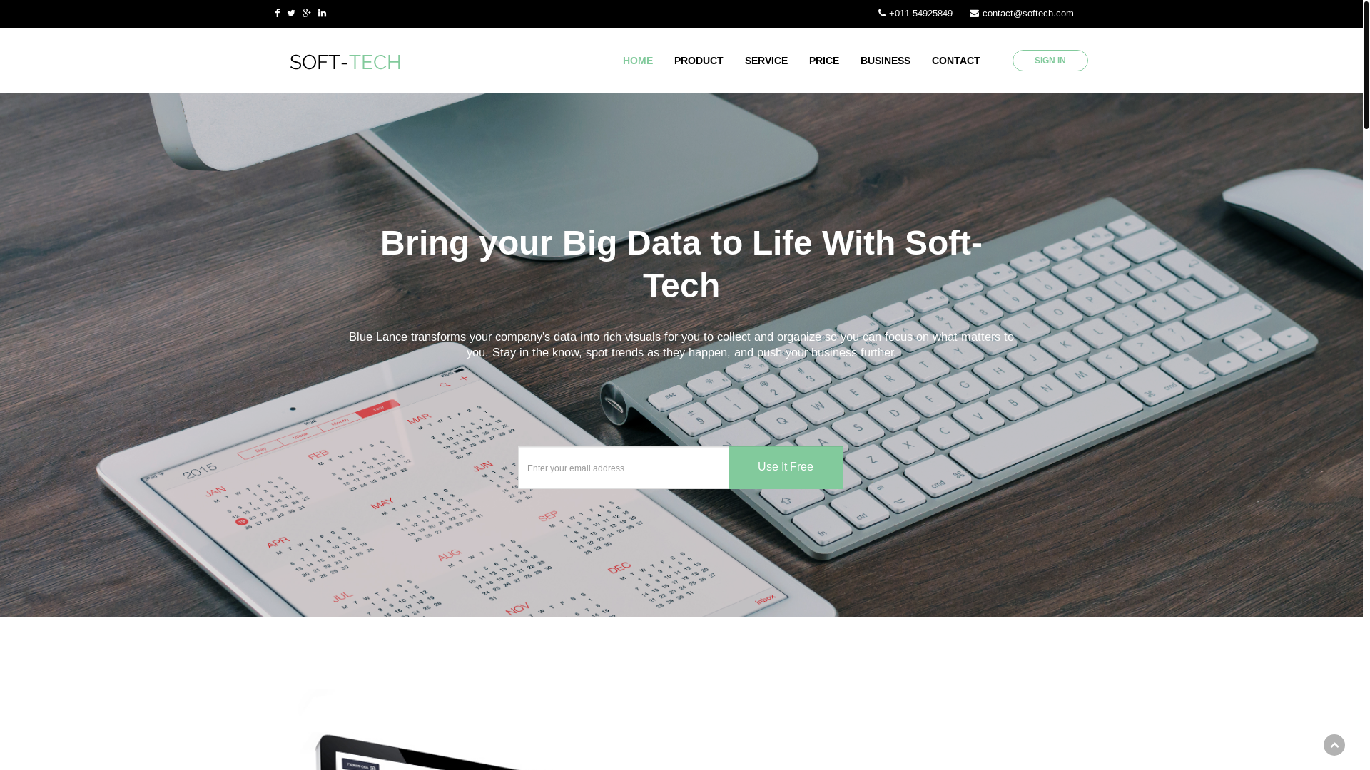 website screenshot of https://soft-tech.biz.id/