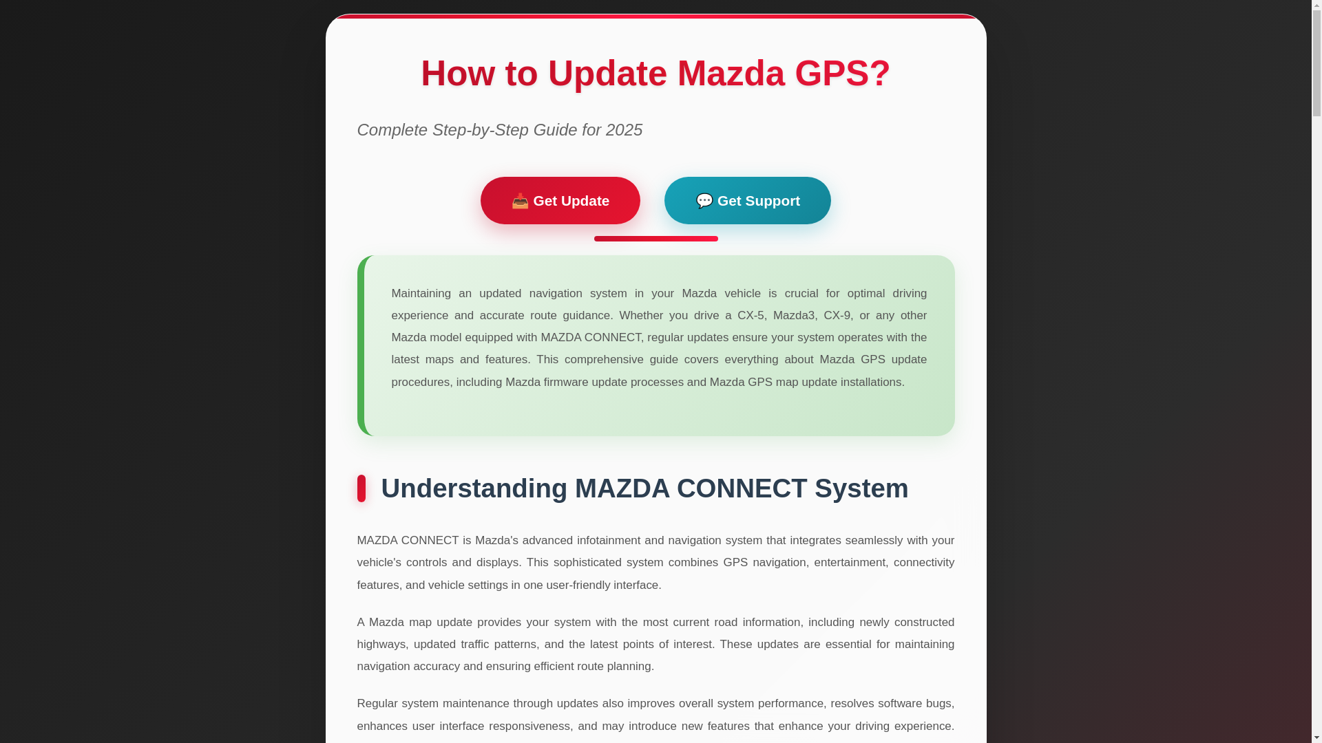 website screenshot of https://mazdagpsupdate.pages.dev/