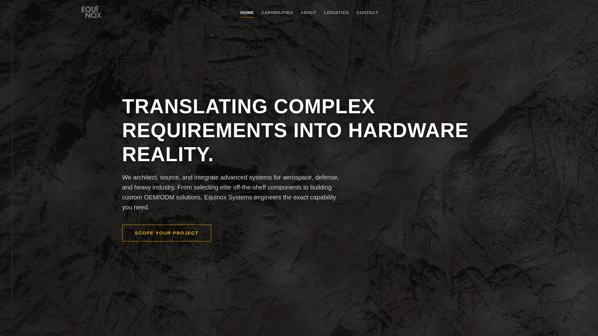 website screenshot of https://equinox.com.tw/