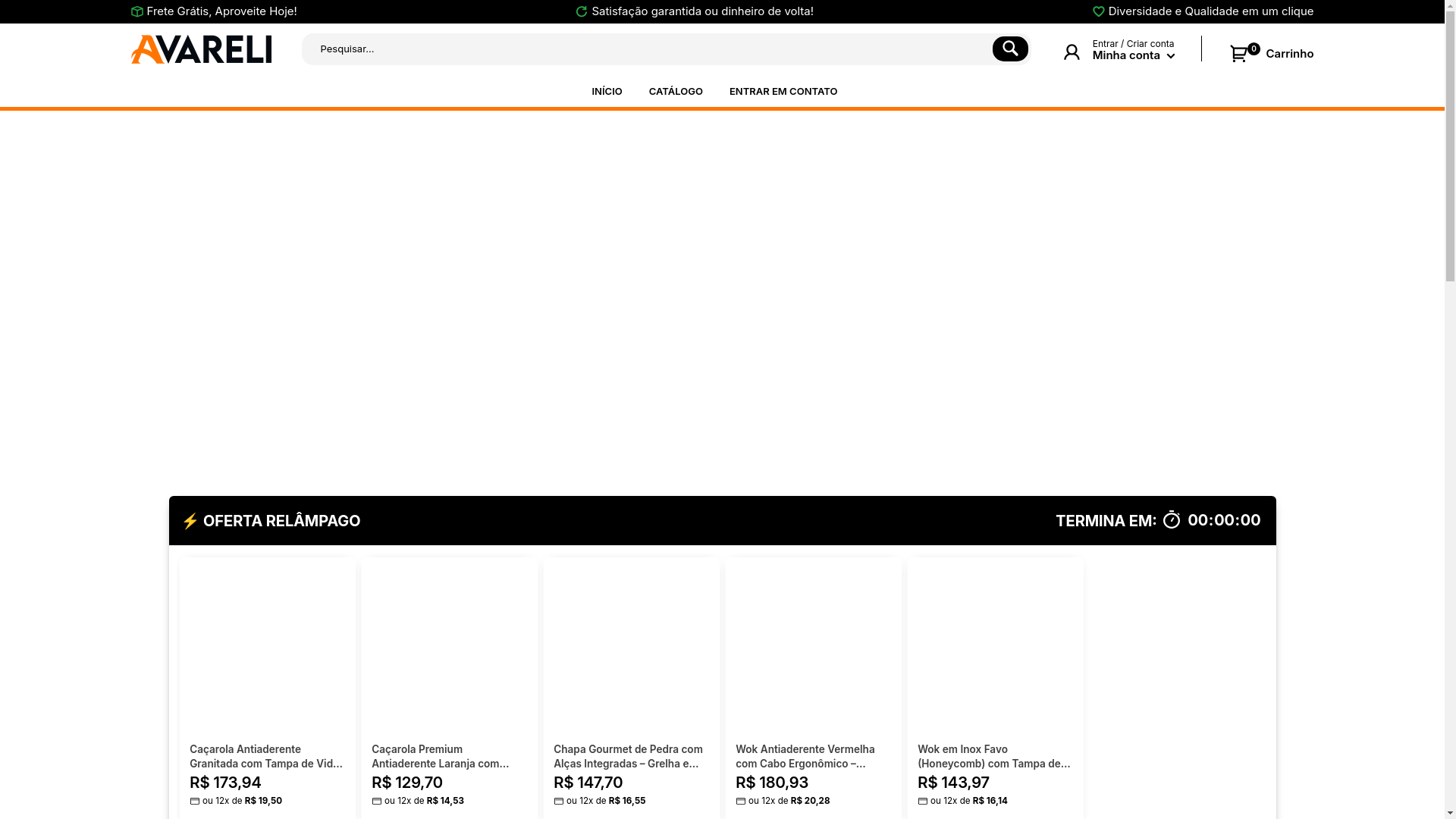 website screenshot of https://avareli.com/