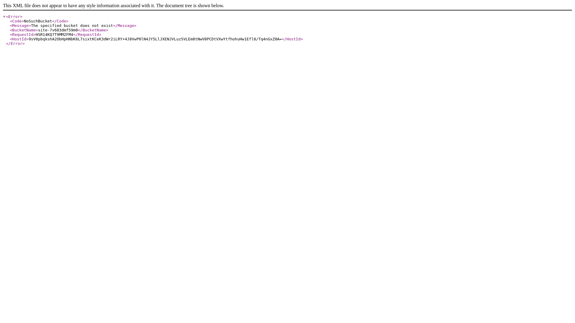 website screenshot of https://site-7v683dmf59m0.s3.us-east-1.amazonaws.com