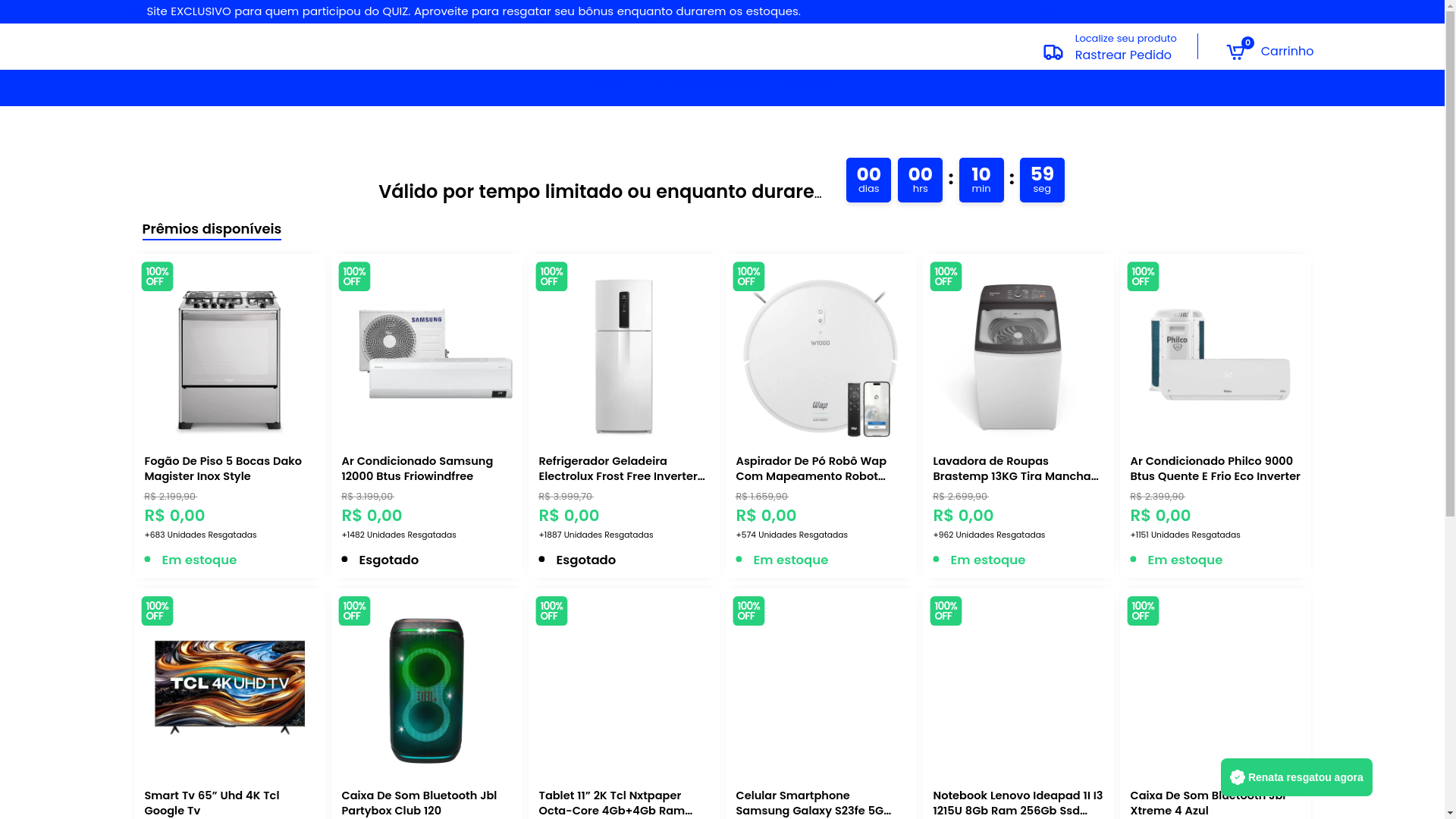 website screenshot of https://lojanetta.site/