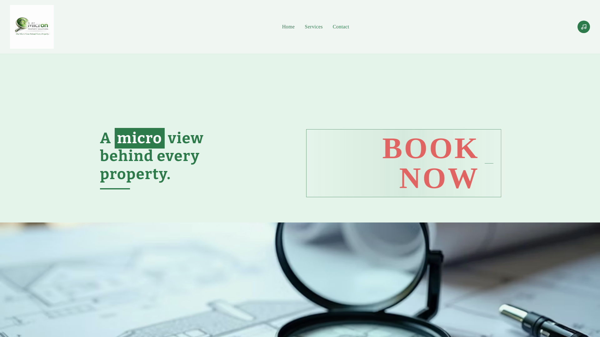 website screenshot of https://micronpropertysolutions.com/