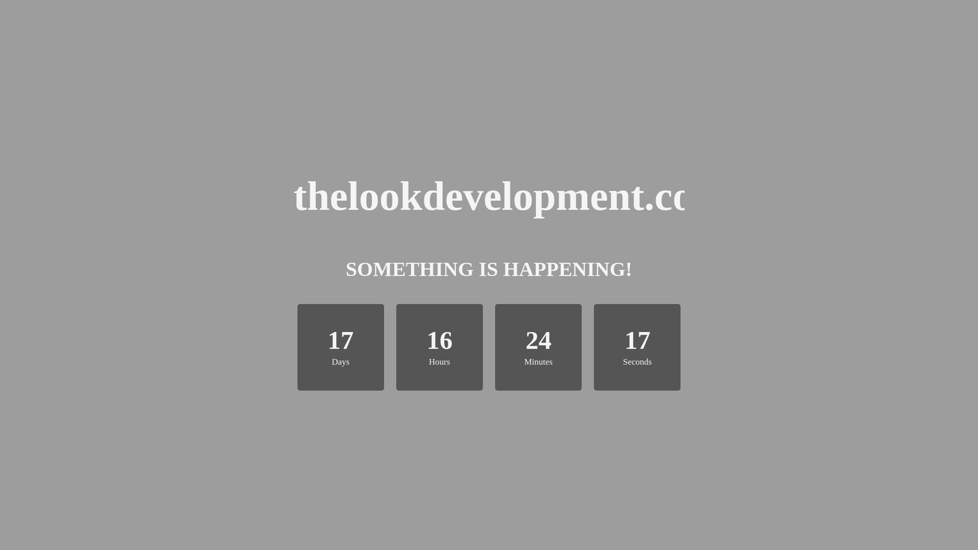 website screenshot of https://thelookdevelopment.com