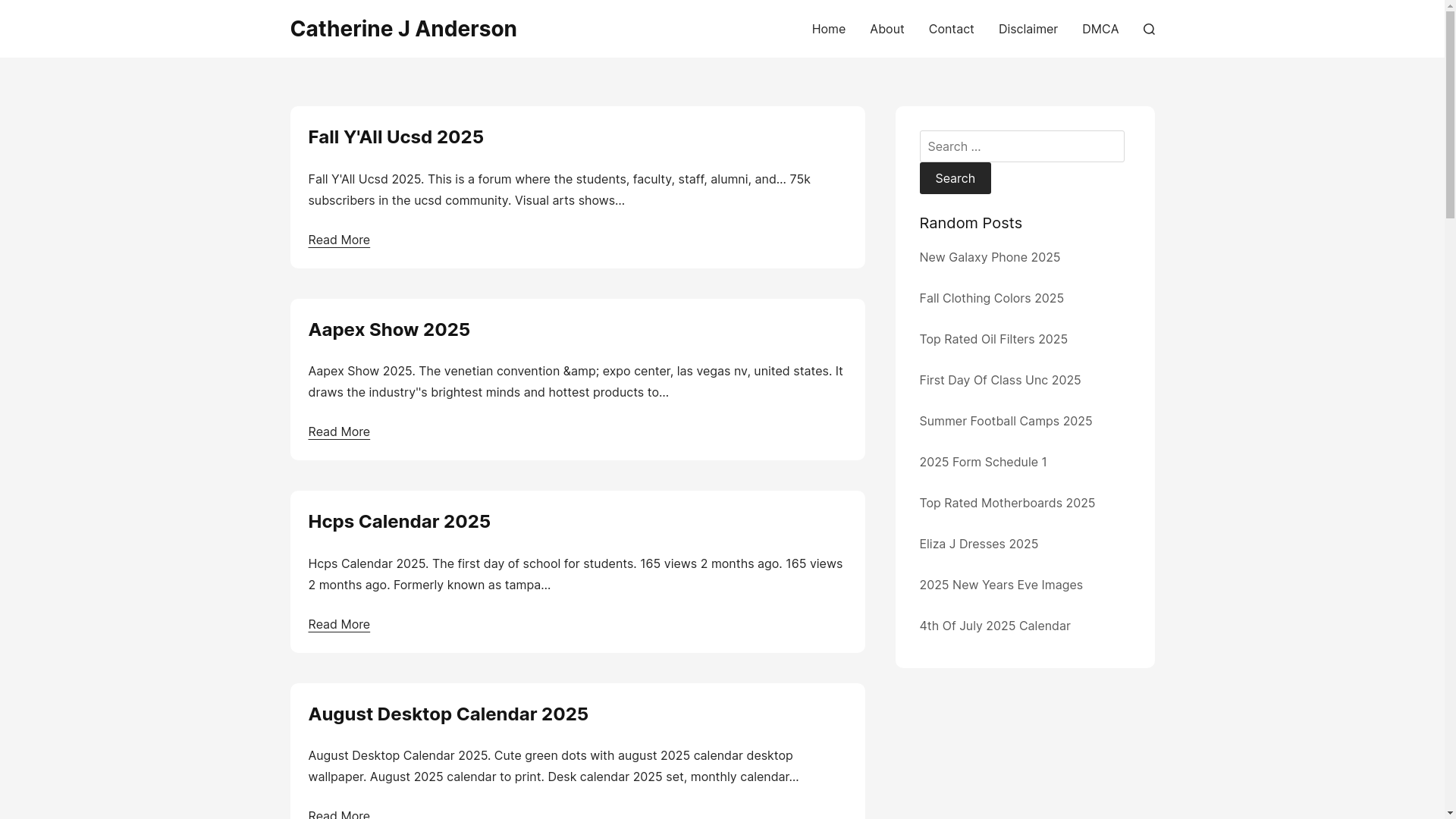 website screenshot of https://catherinejandersond.pages.dev/
