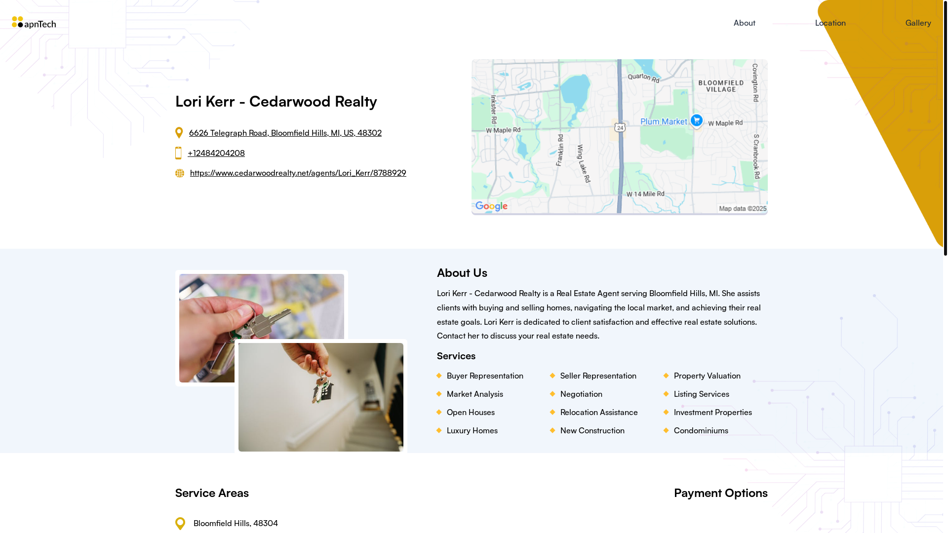 website screenshot of https://lorikerr-cedarwoodrealty.online/