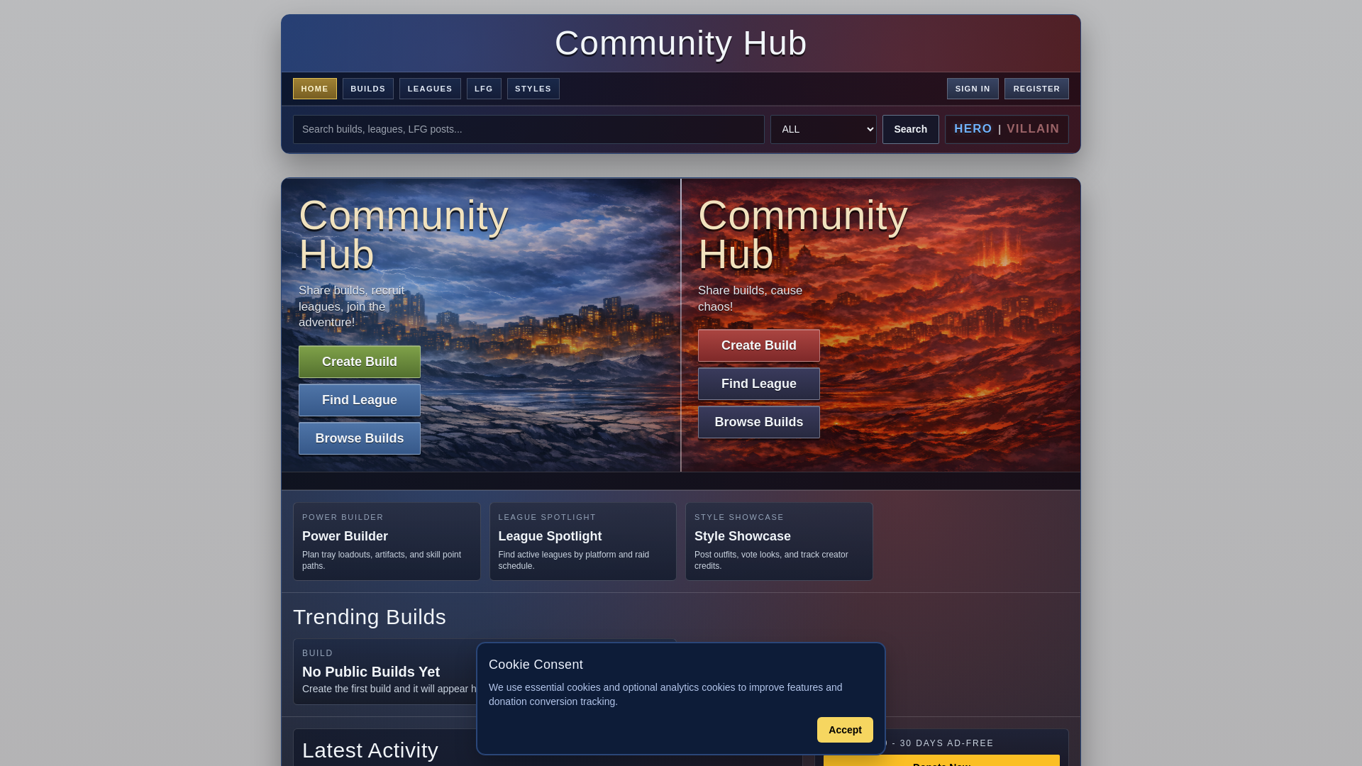 website screenshot of https://dcuo-website.pages.dev/