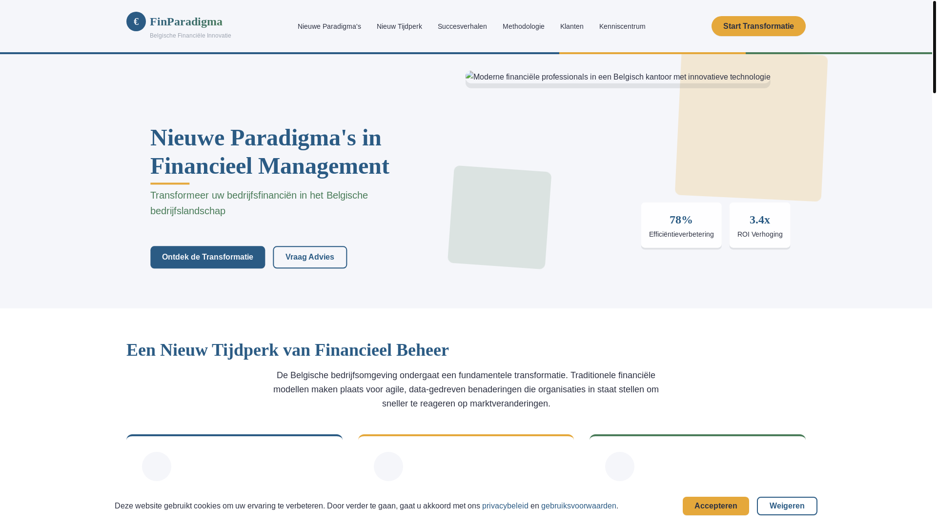 website screenshot of https://finparadigma.com/
