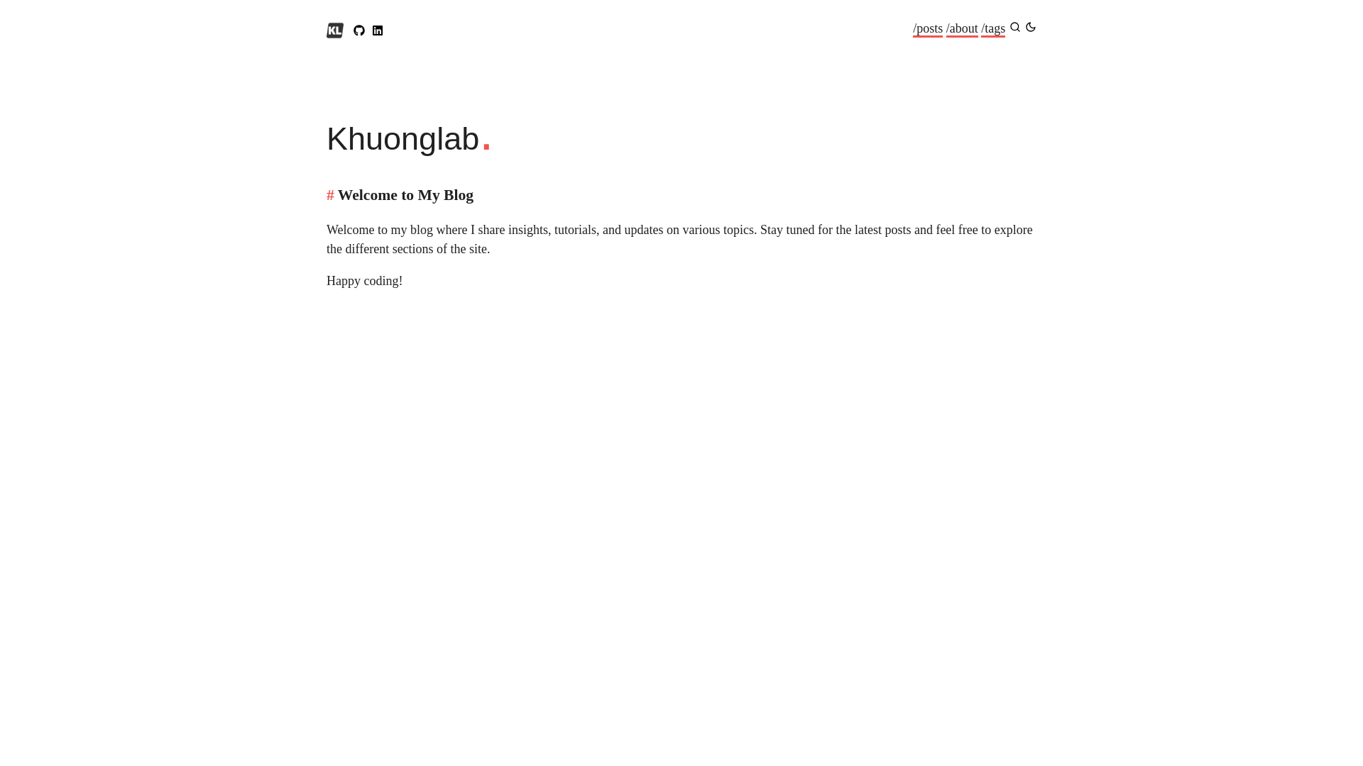 website screenshot of https://myblog-vew.pages.dev/