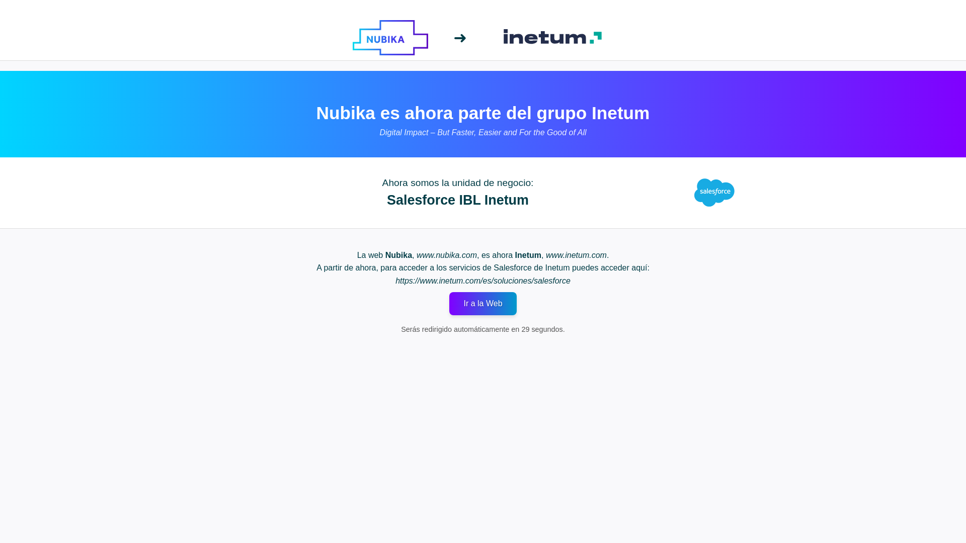 website screenshot of https://nubika-website-redirect.pages.dev/