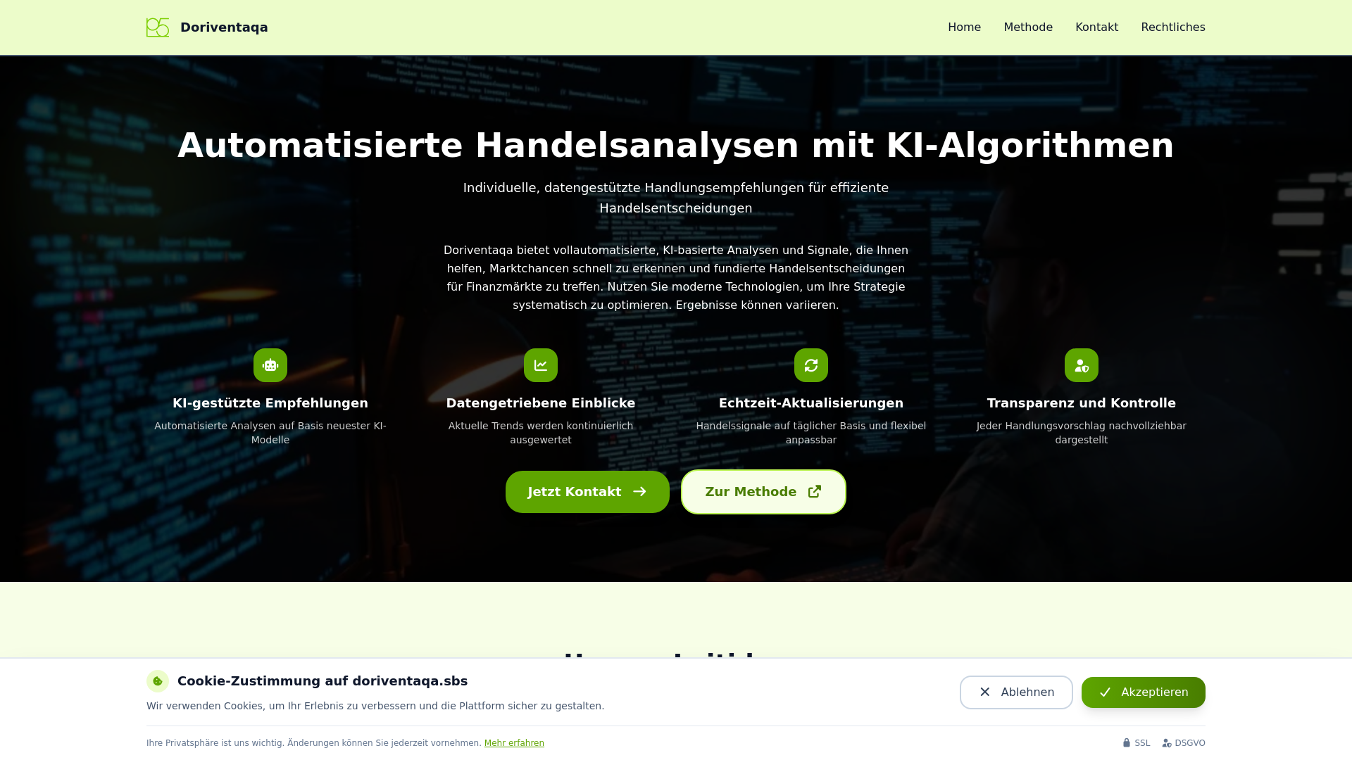 website screenshot of https://doriventaqa.sbs