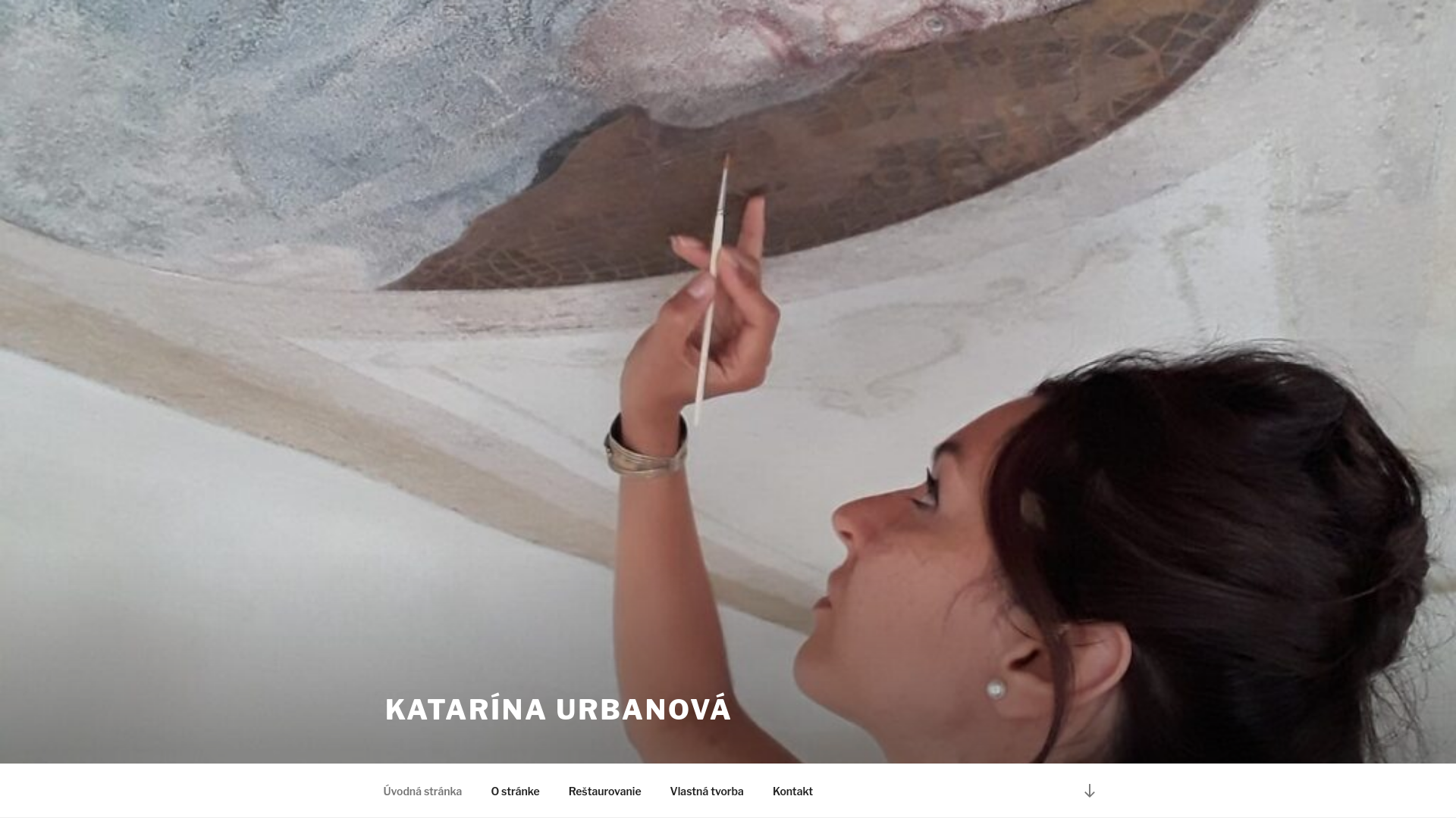 website screenshot of https://katarinaurbanova.sk/