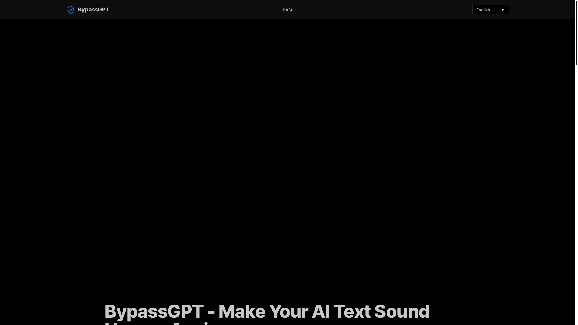website screenshot of https://bypassgpt-io-fast-cf.pages.dev/