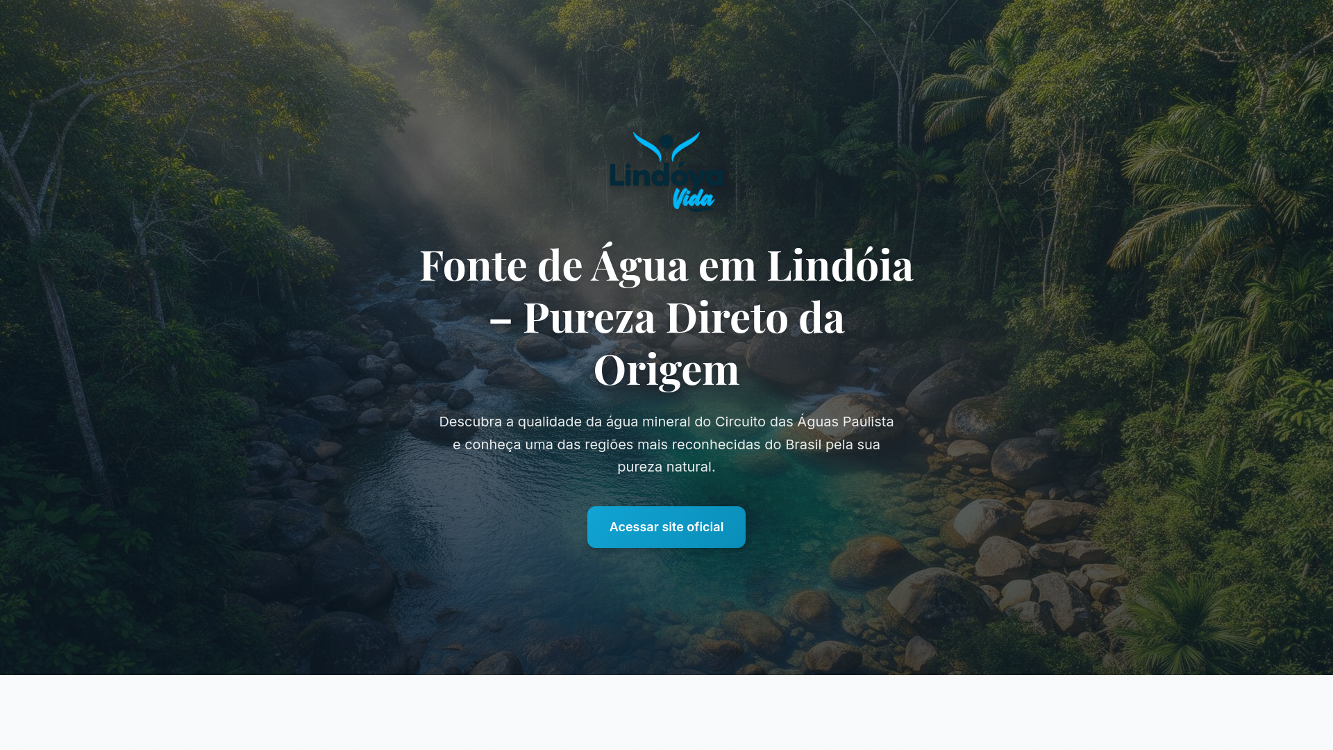 website screenshot of https://fontelindoya.com.br/